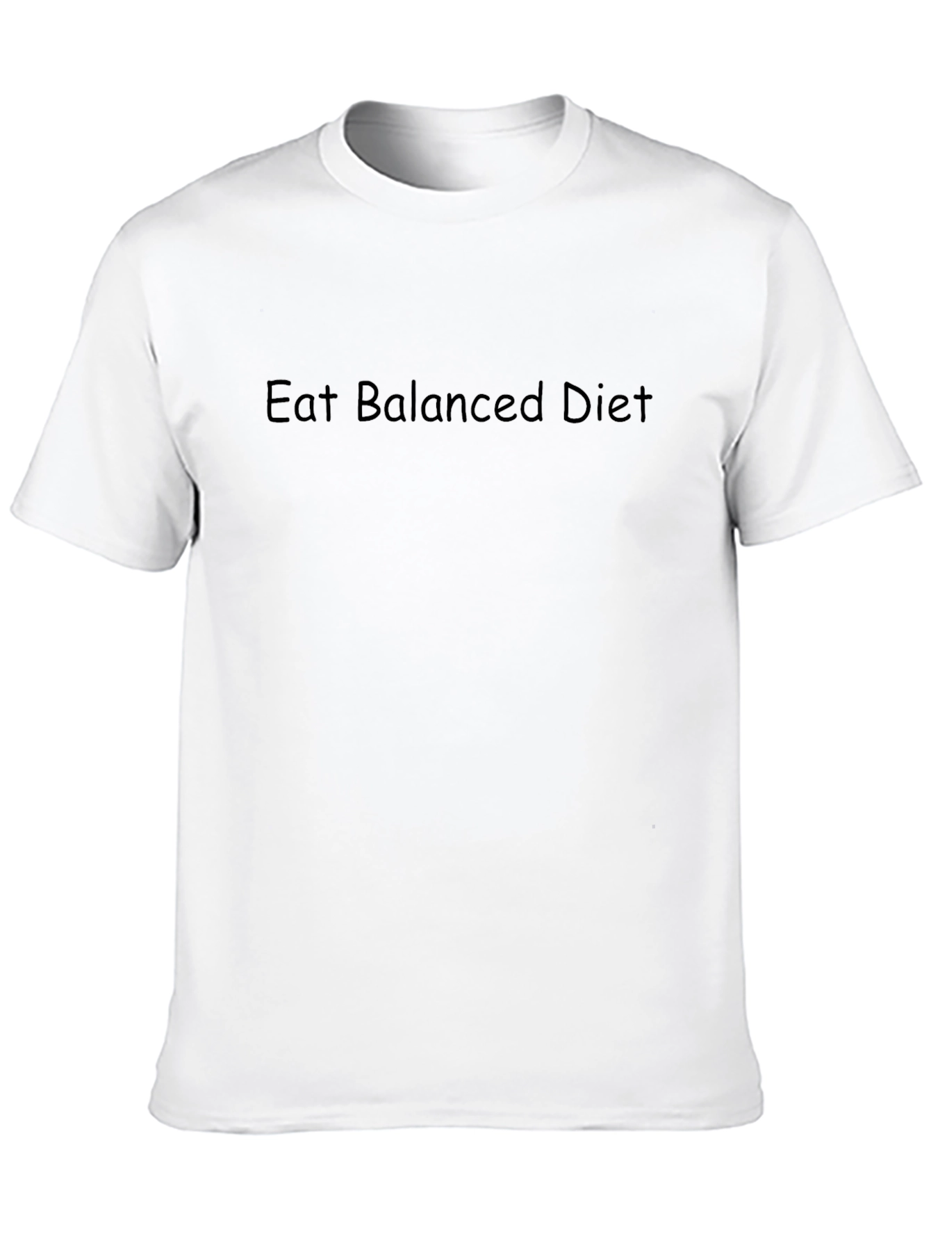 Eat Balanced Diet Graphic T-Shirt