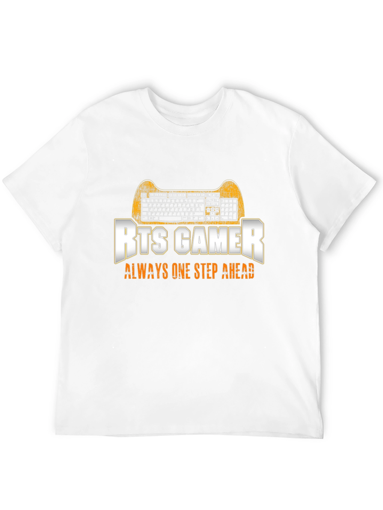 RTS Gamer Black T-Shirt - Always One Step Ahead