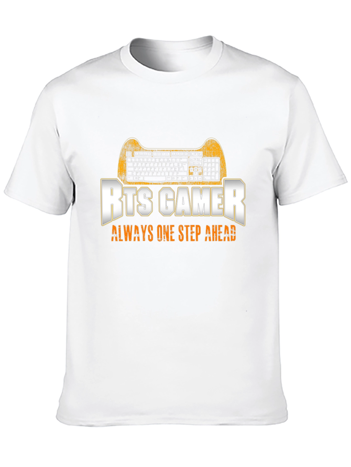 RTS Gamer Black T-Shirt - Always One Step Ahead