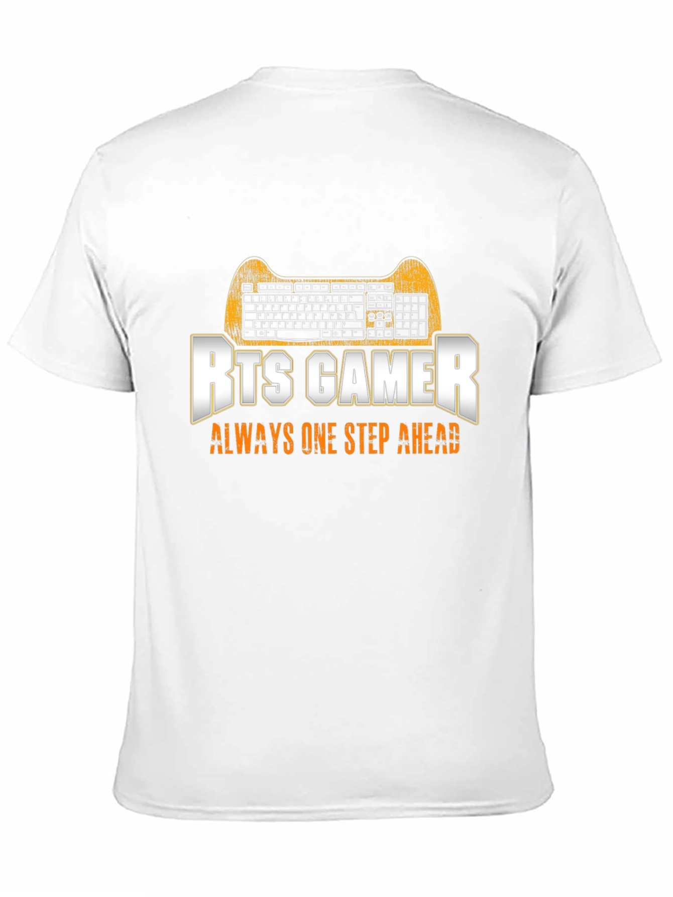 RTS Gamer Black T-Shirt - Always One Step Ahead