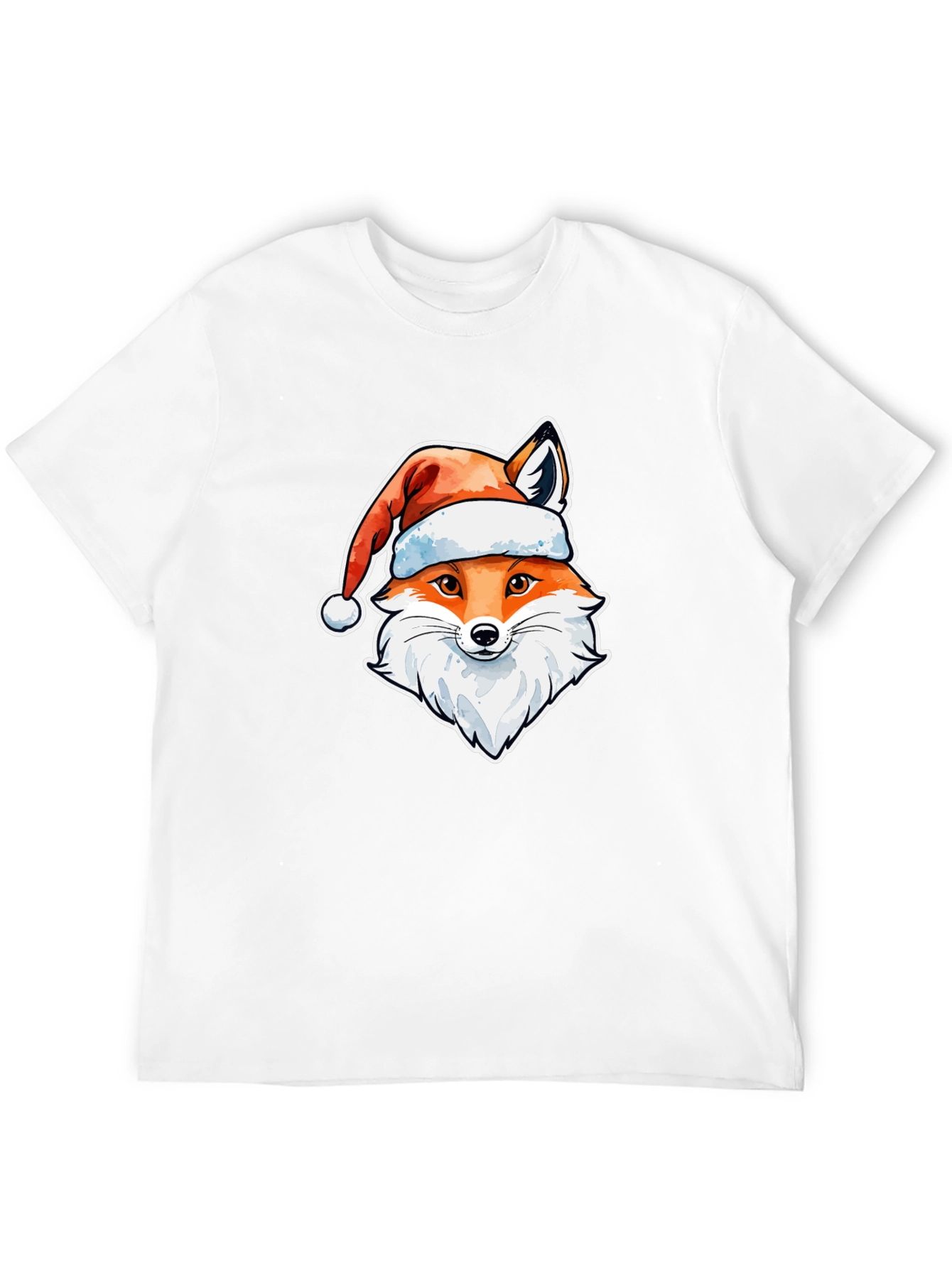 Festive Fox Tee: Holiday Spirit in Style