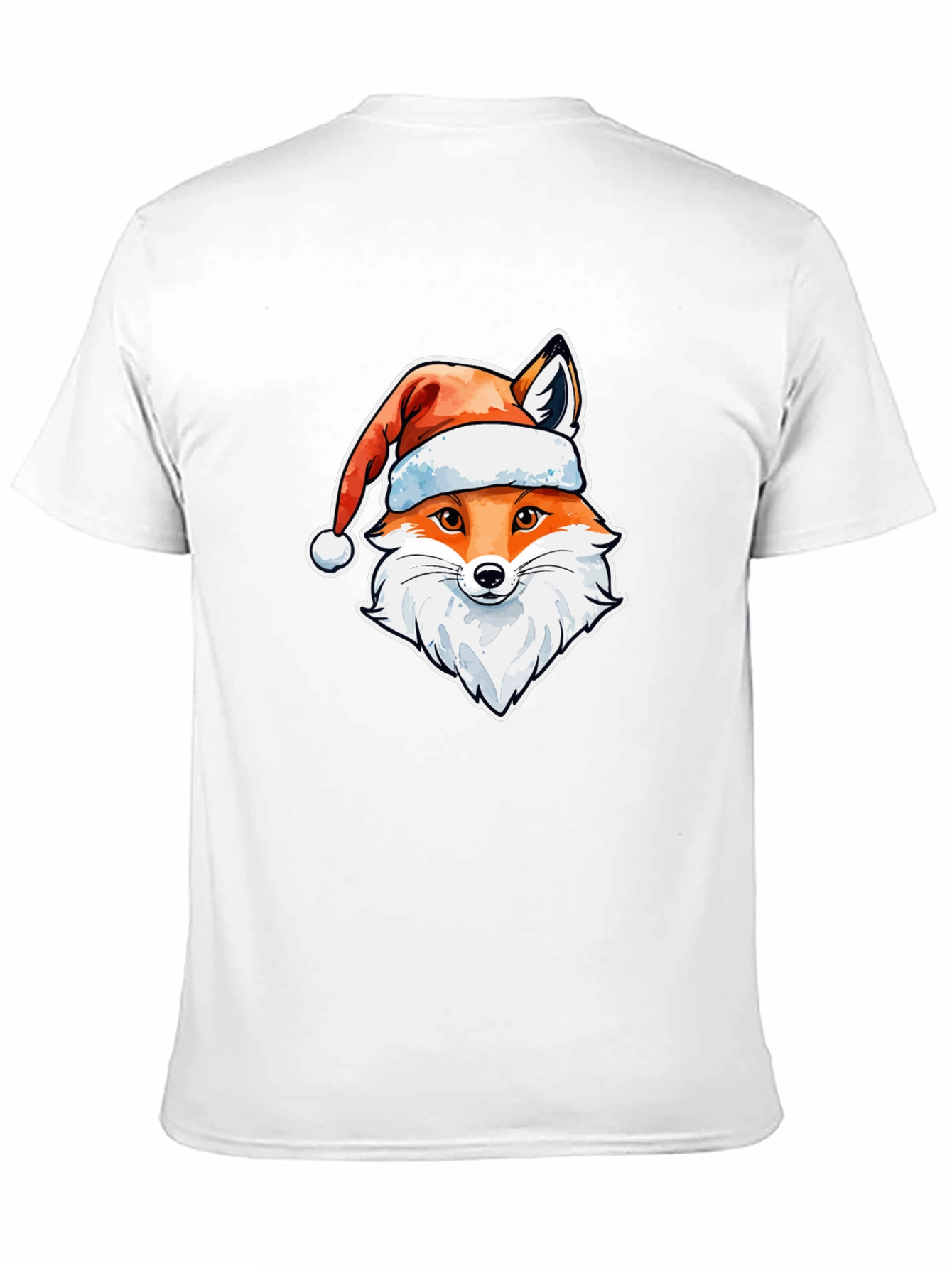 Festive Fox Tee: Holiday Spirit in Style