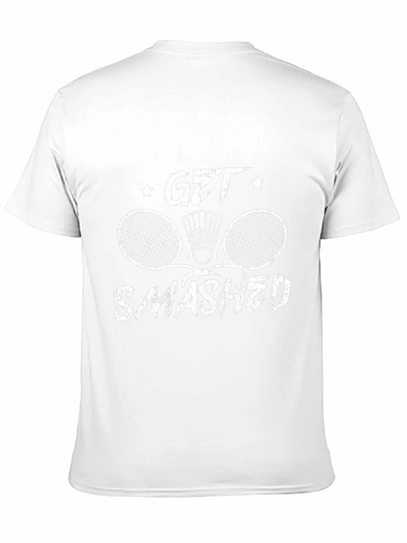 Get Smashed Badminton Graphic Tee