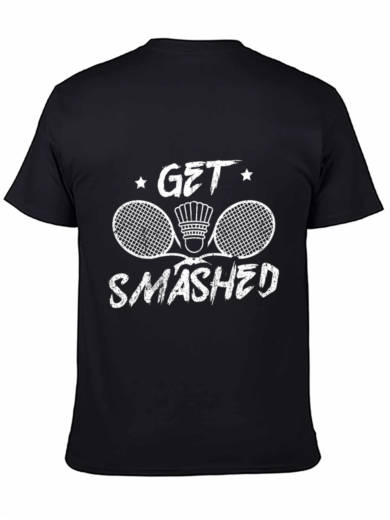 Get Smashed Badminton Graphic Tee