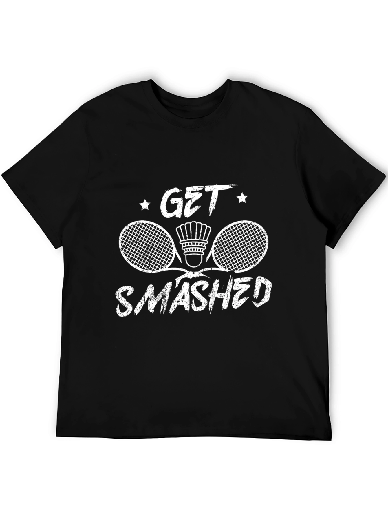 Get Smashed Badminton Graphic Tee