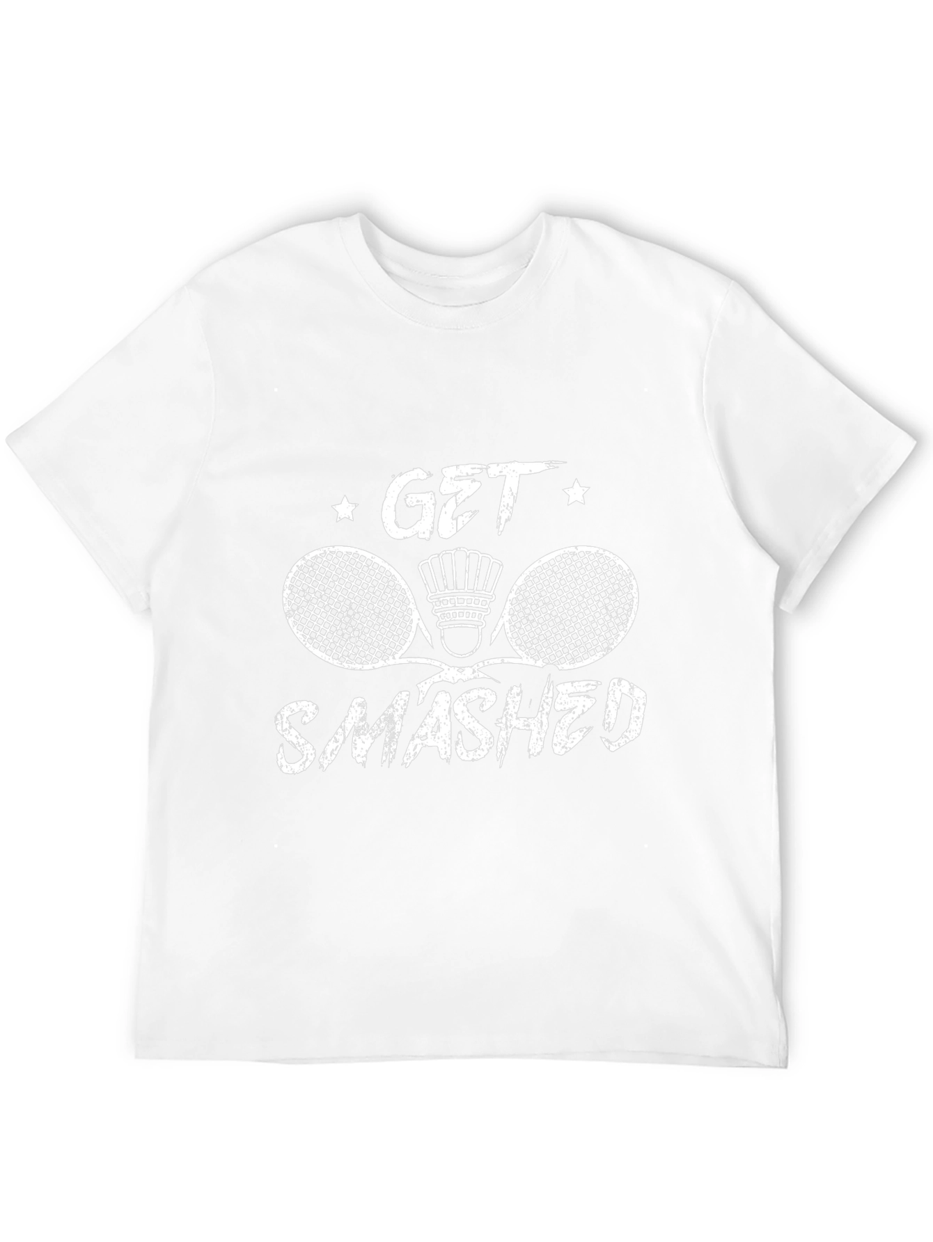 Get Smashed Badminton Graphic Tee