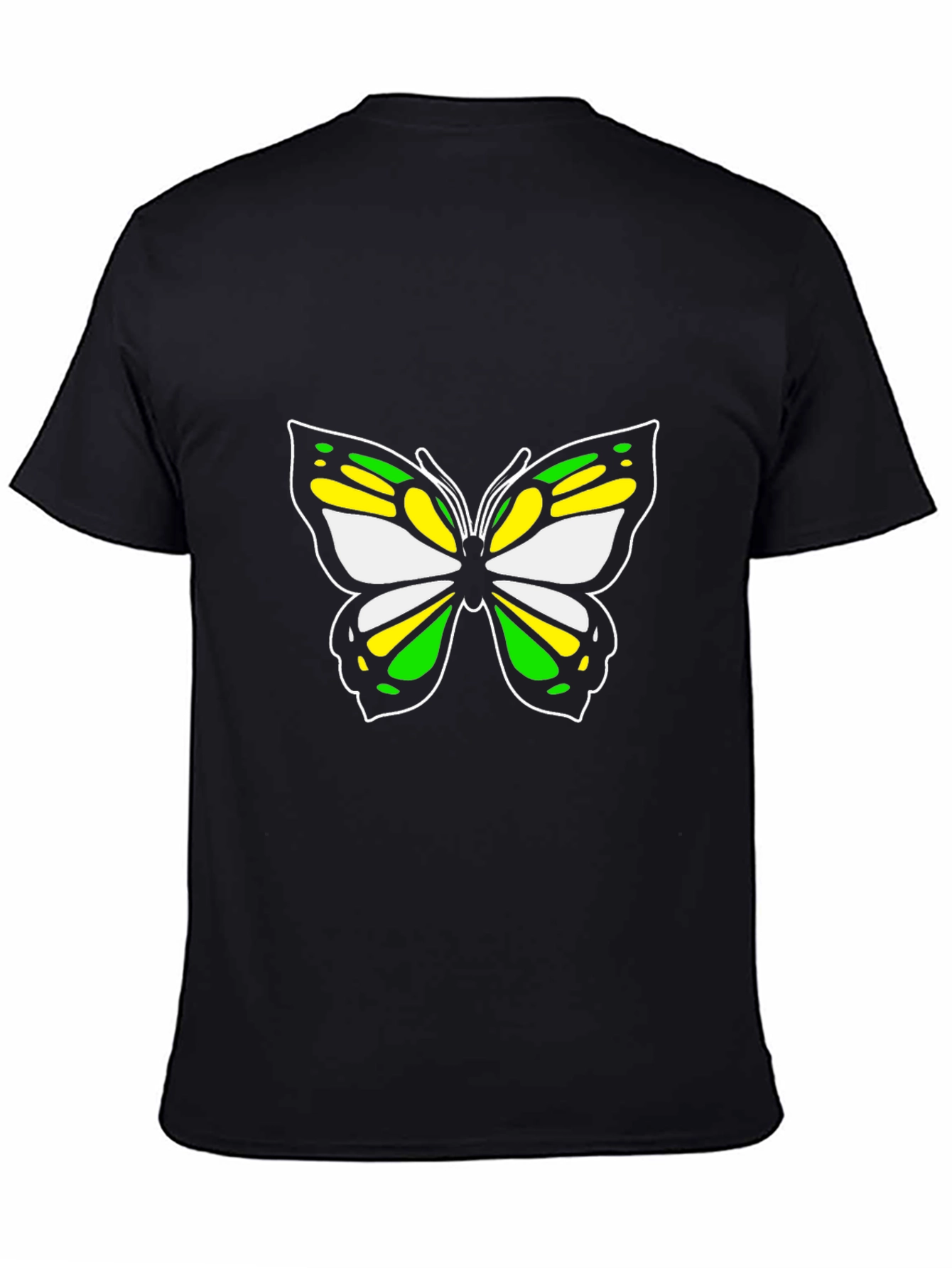 Butterfly Graphic Black T-Shirt