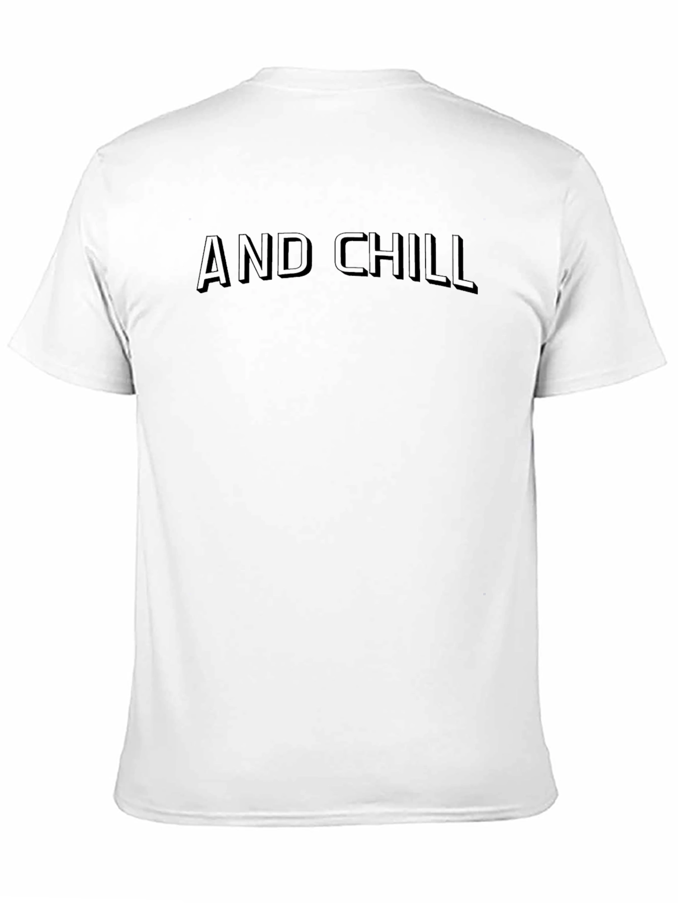 AND CHILL Black T-Shirt - Casual Style