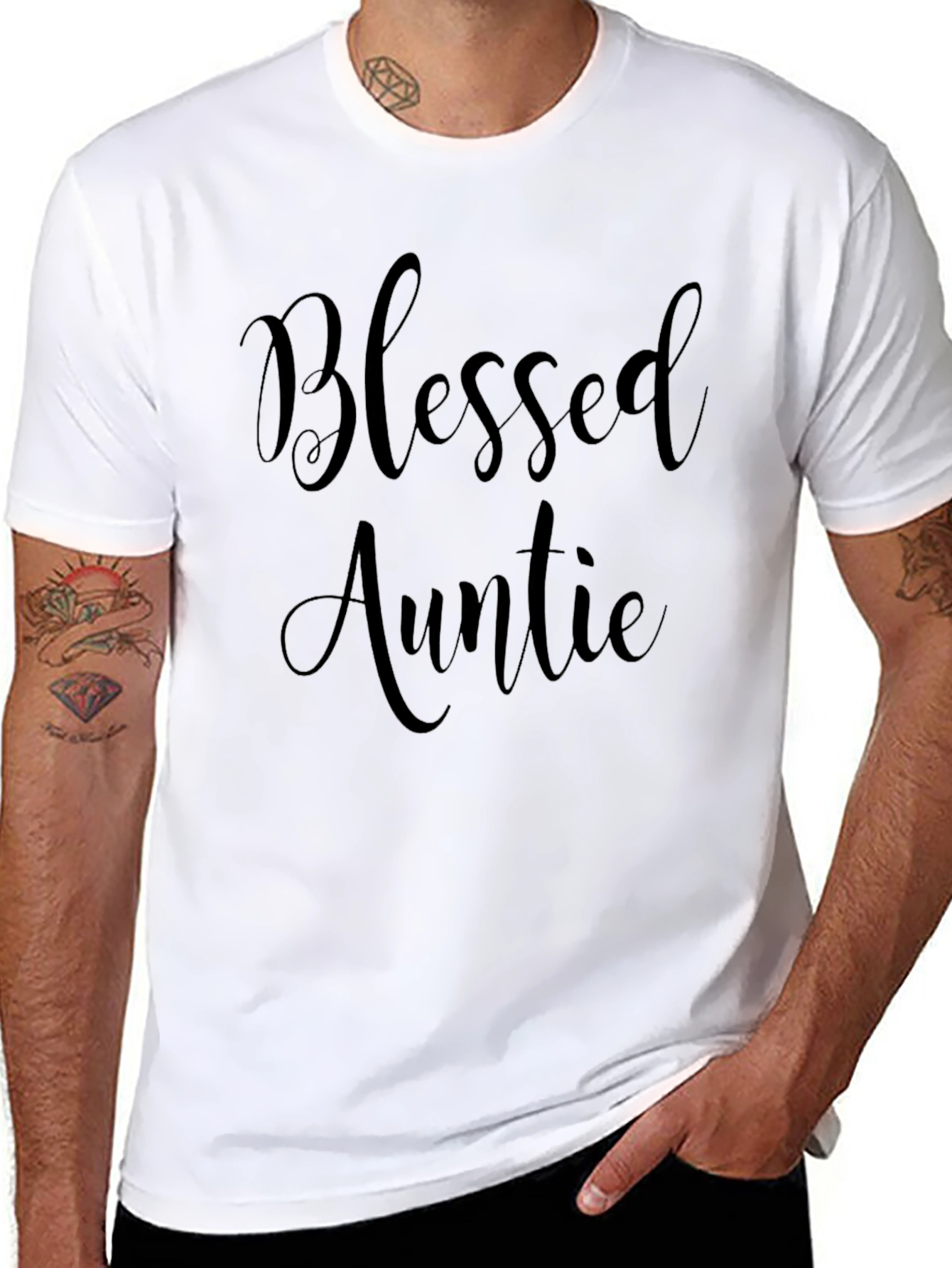 Blessed Auntie Graphic T-Shirt