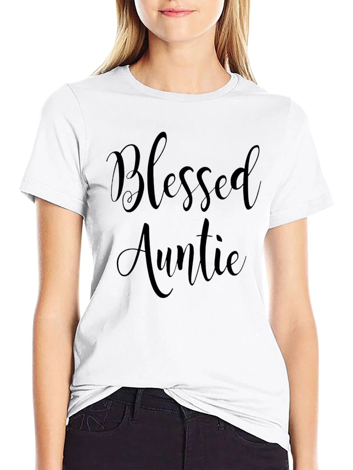 Blessed Auntie Graphic T-Shirt