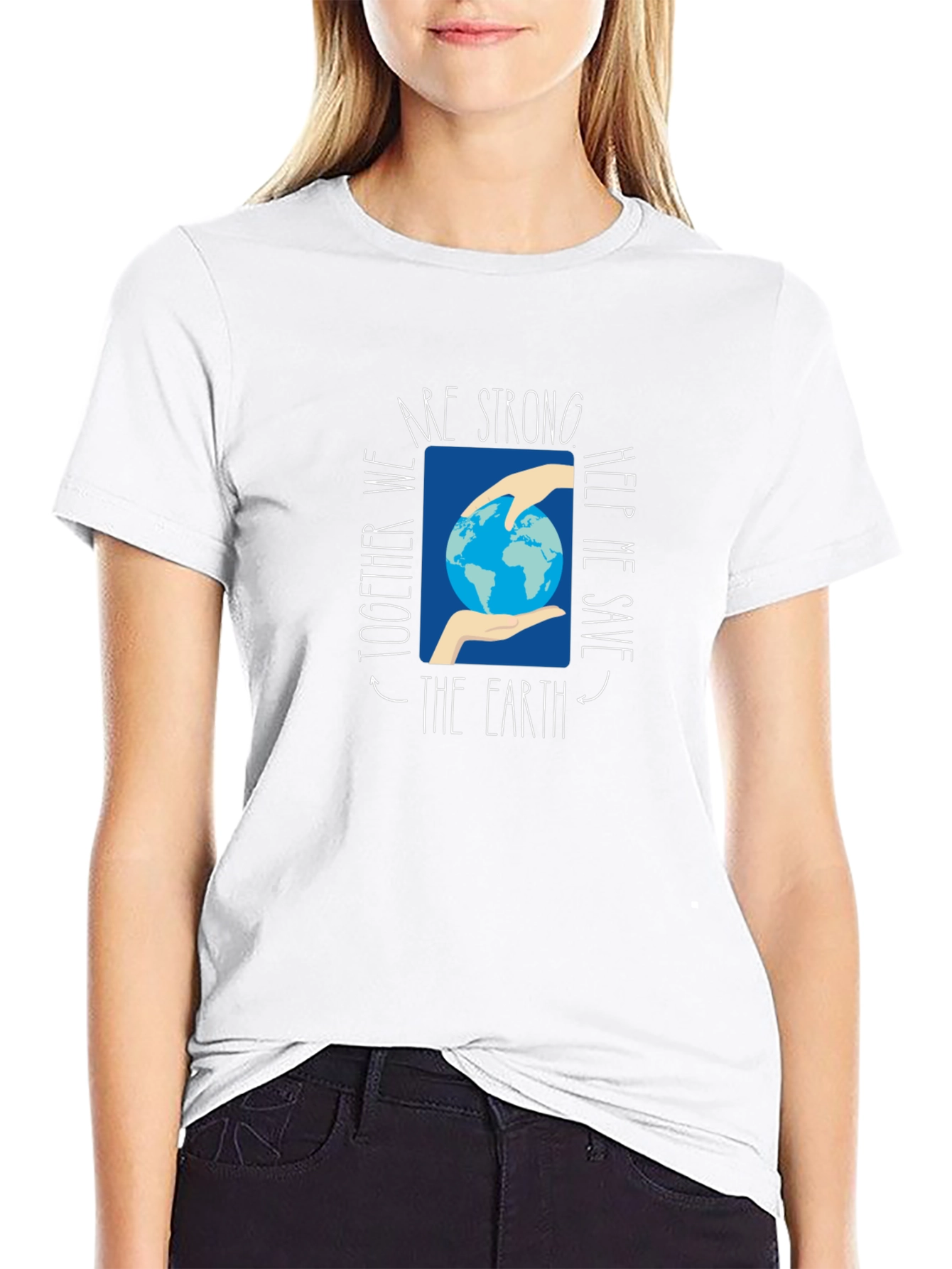 Save the Earth Graphic Tee - Black