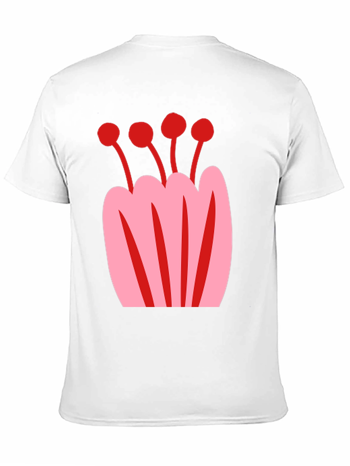 Floral Graphic Tee - Black Unisex T-Shirt