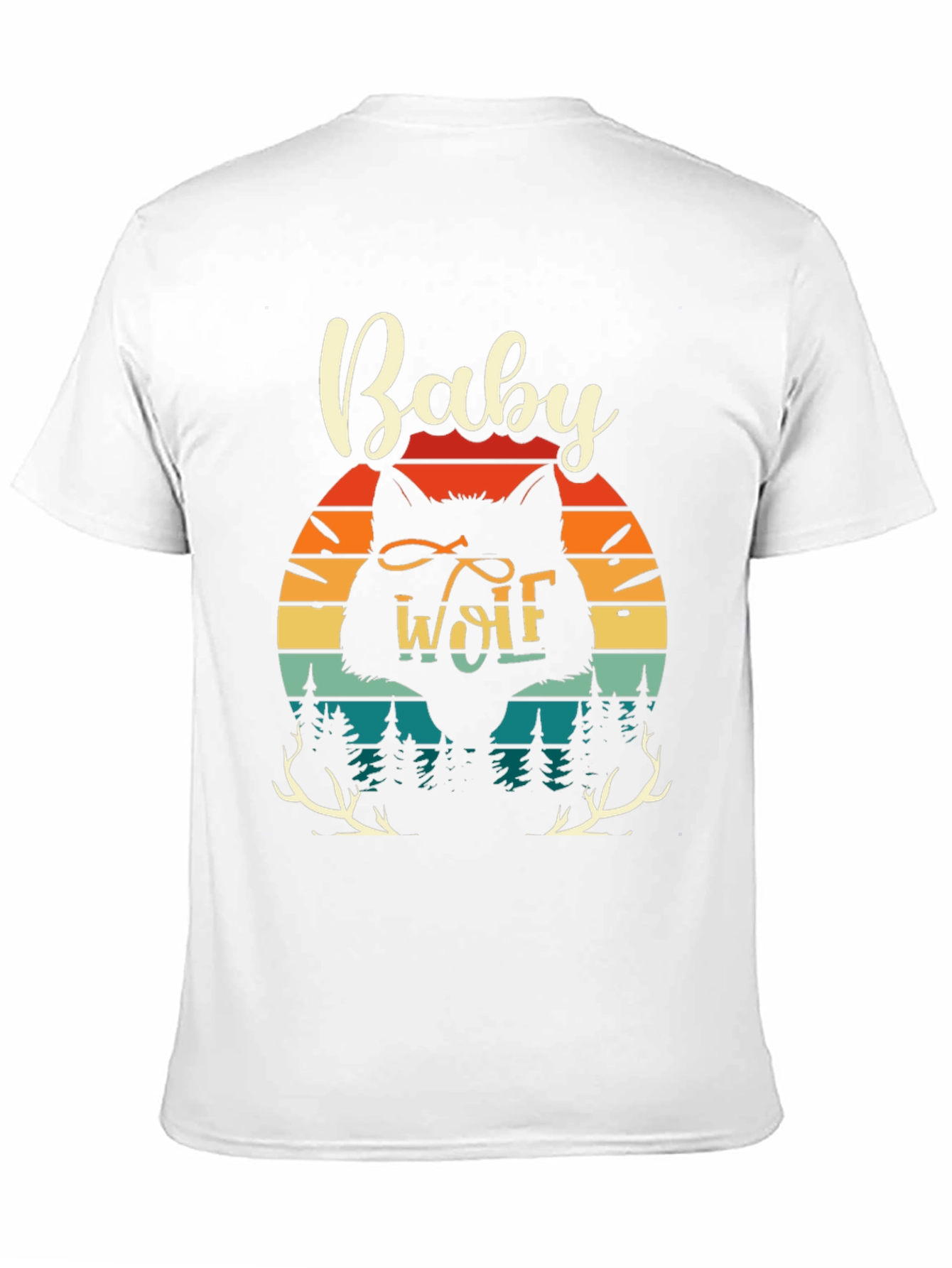 Baby Wolf Graphic Tee - Nature Inspired Design