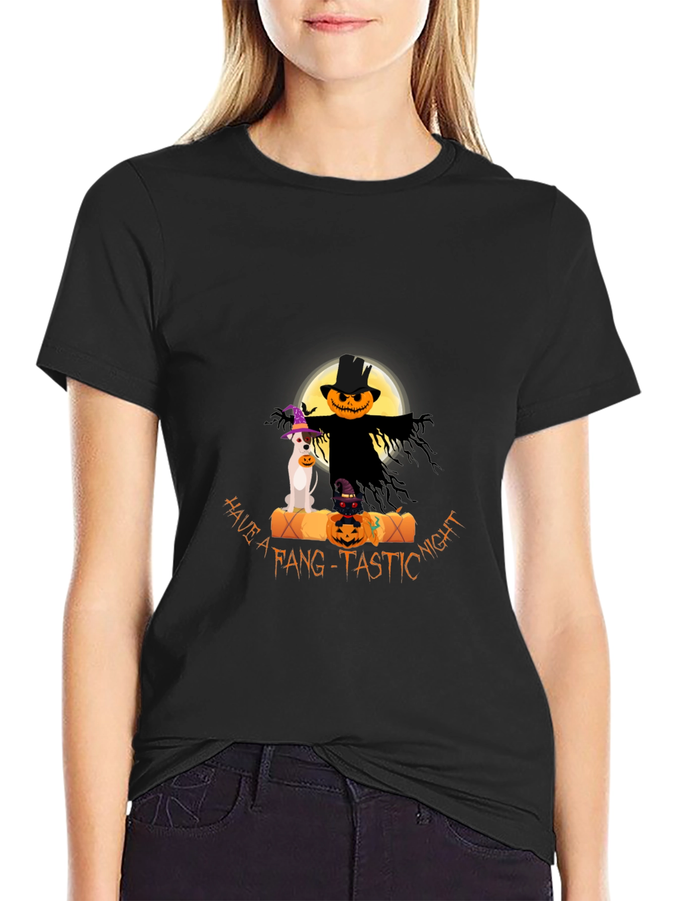 Halloween Fang-Tastic Night Graphic Tee