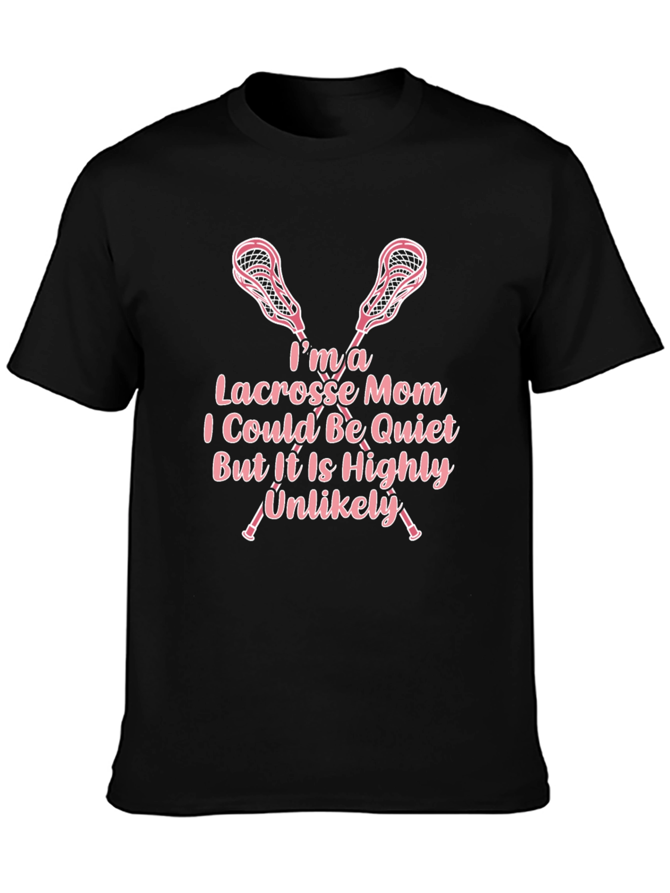 Lacrosse Mom Graphic T-Shirt - Sports Fan Apparel