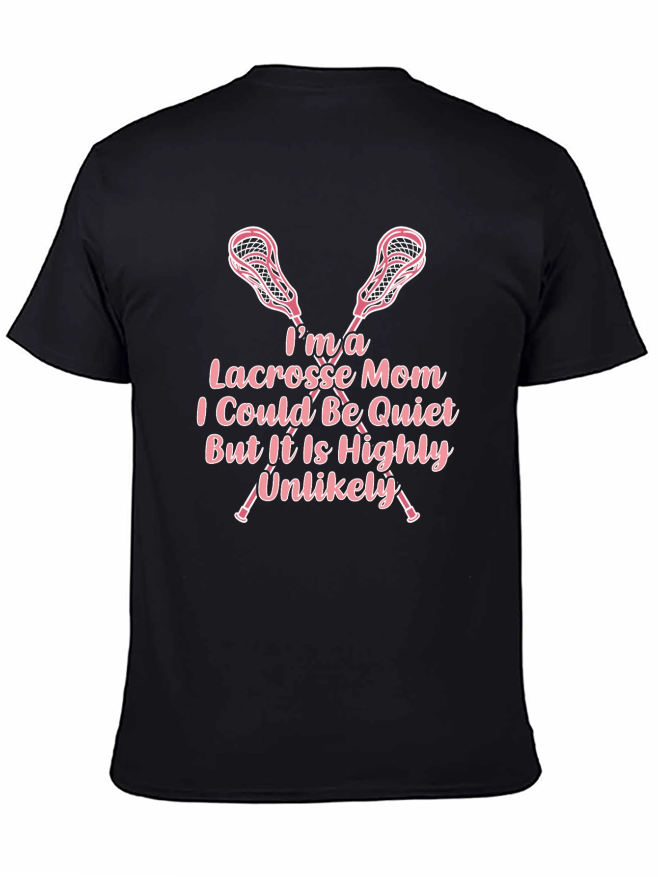 Lacrosse Mom Graphic T-Shirt - Sports Fan Apparel