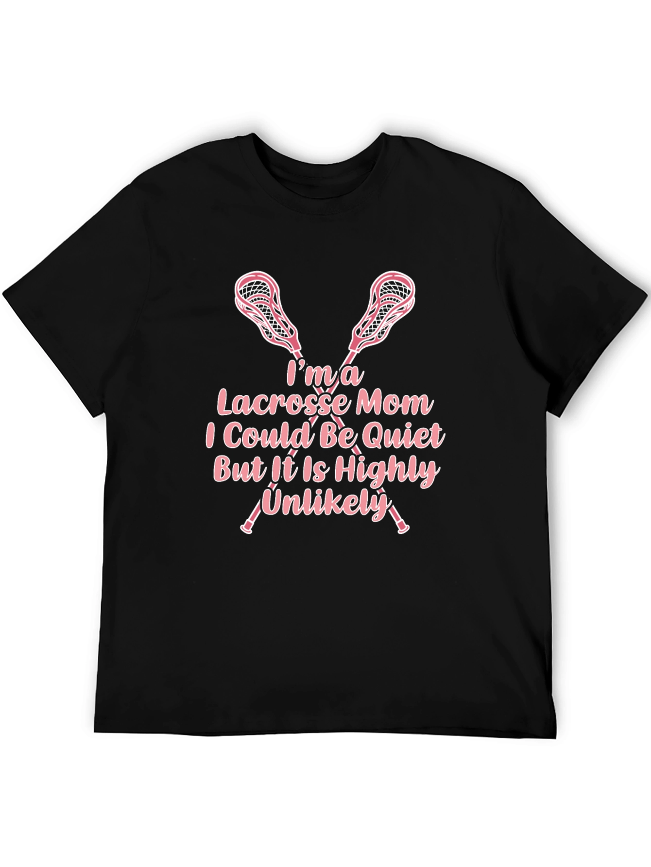 Lacrosse Mom Graphic T-Shirt - Sports Fan Apparel