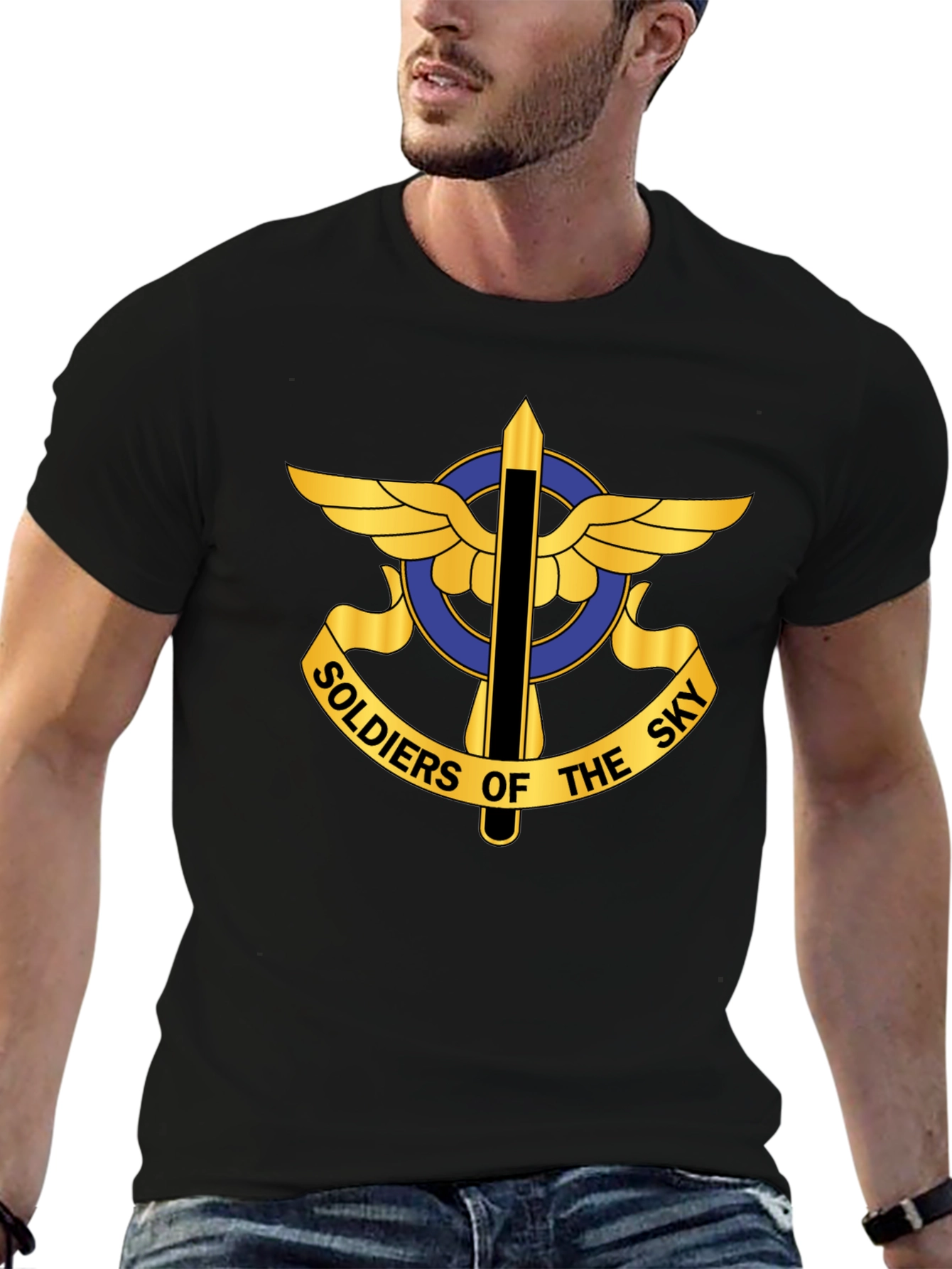 Soldiers of the Sky Graphic Tee - Black