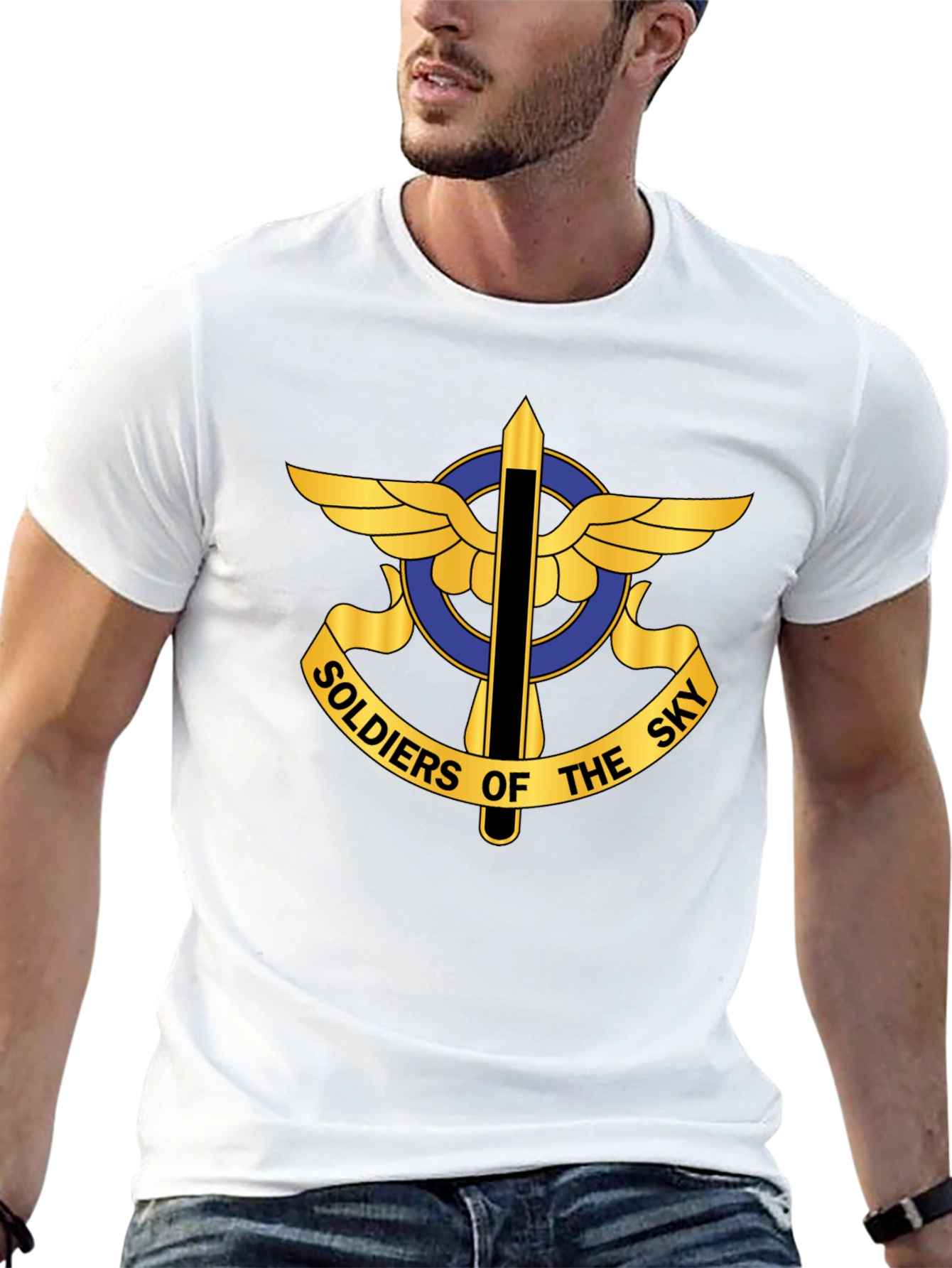 Soldiers of the Sky Graphic Tee - Black