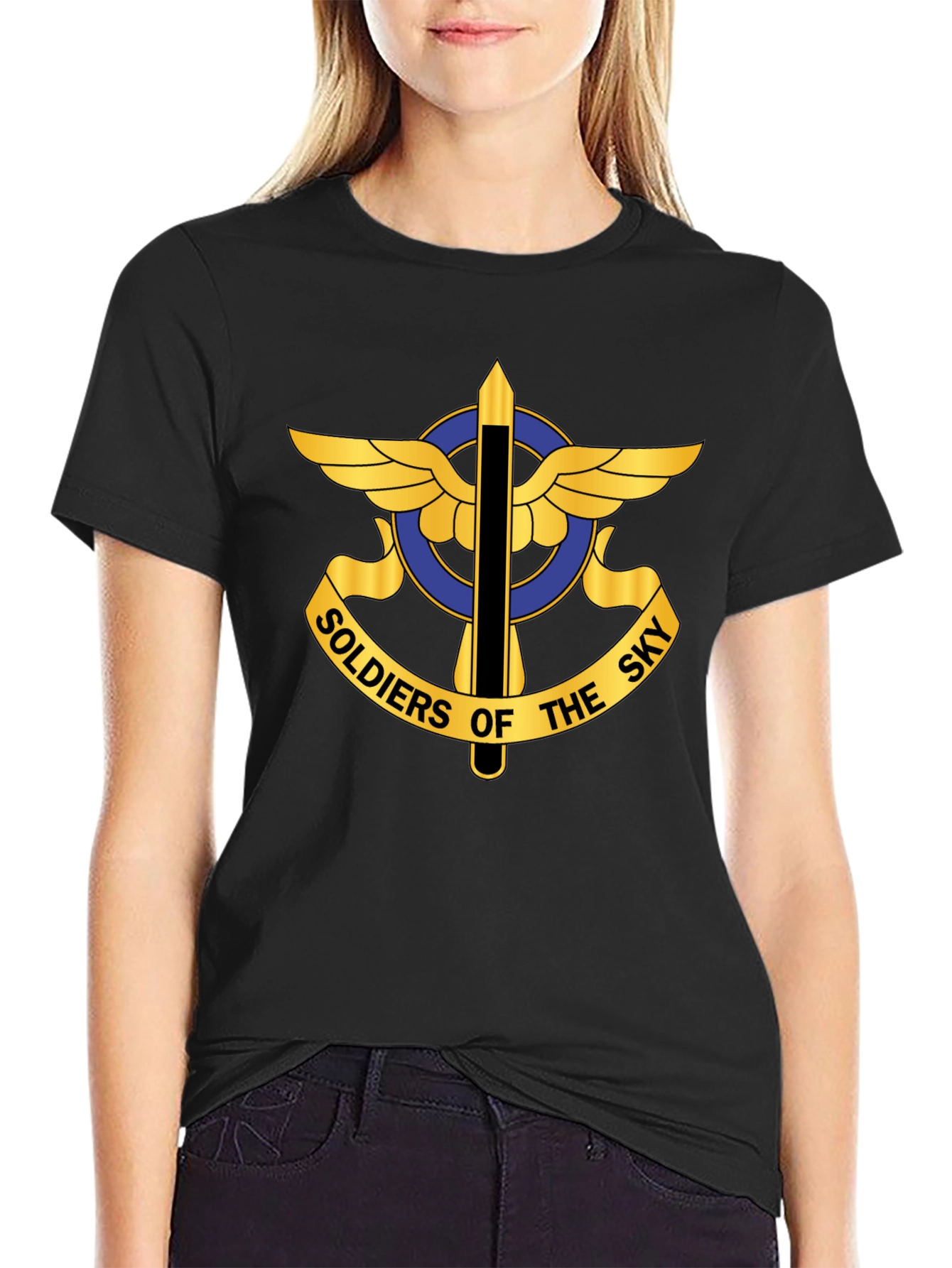 Soldiers of the Sky Graphic Tee - Black