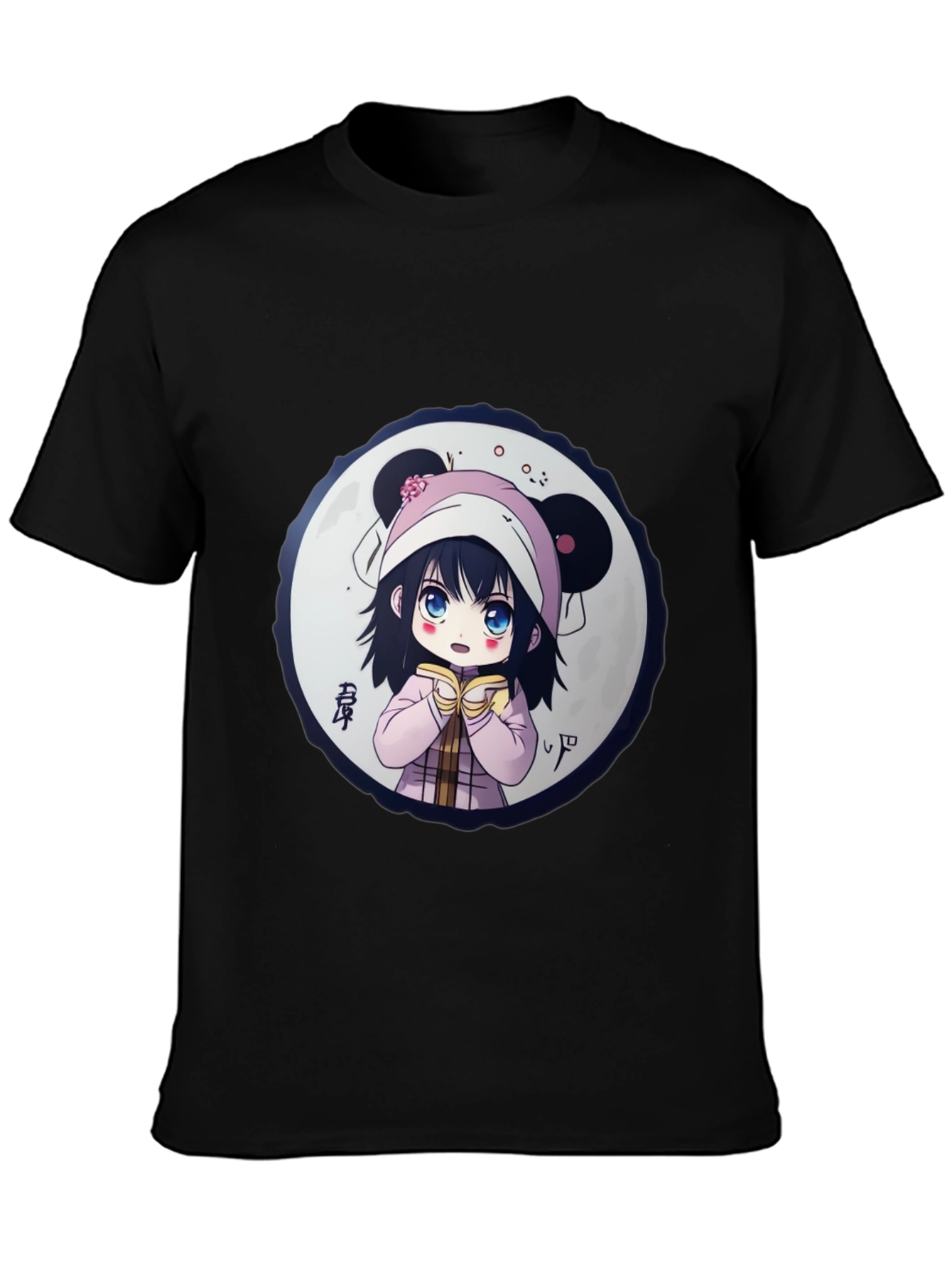 Anime Girl Graphic Tee - Unique Design
