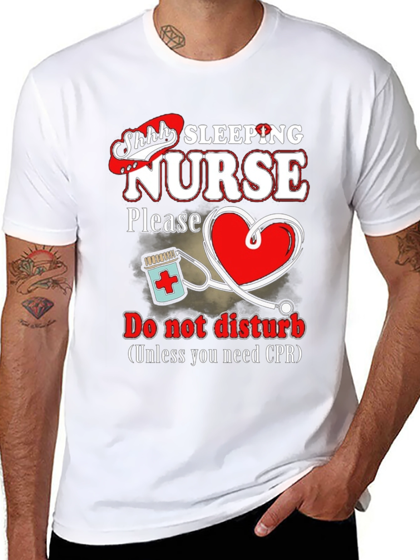 Sleeping Nurse T-Shirt - Do Not Disturb