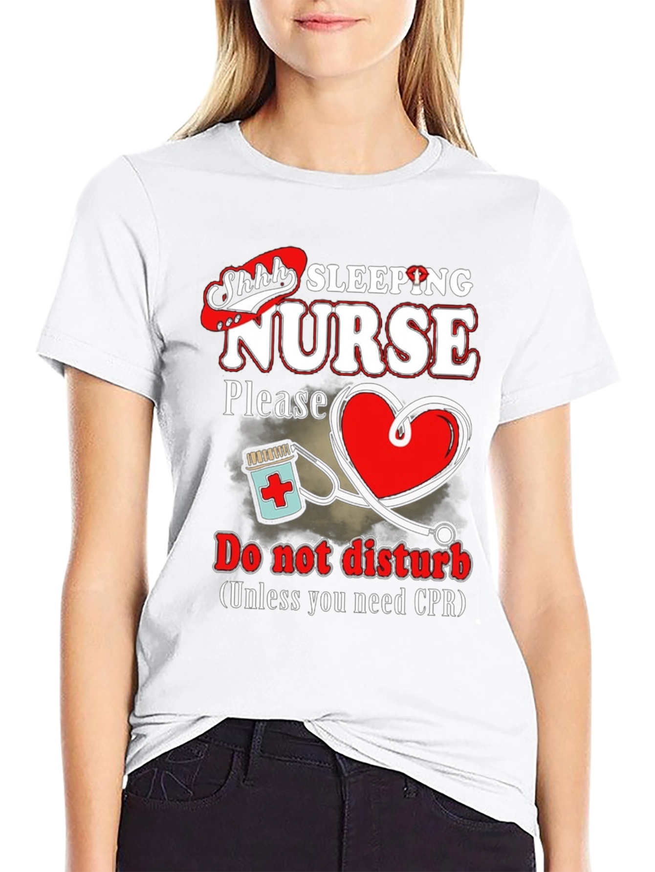 Sleeping Nurse T-Shirt - Do Not Disturb