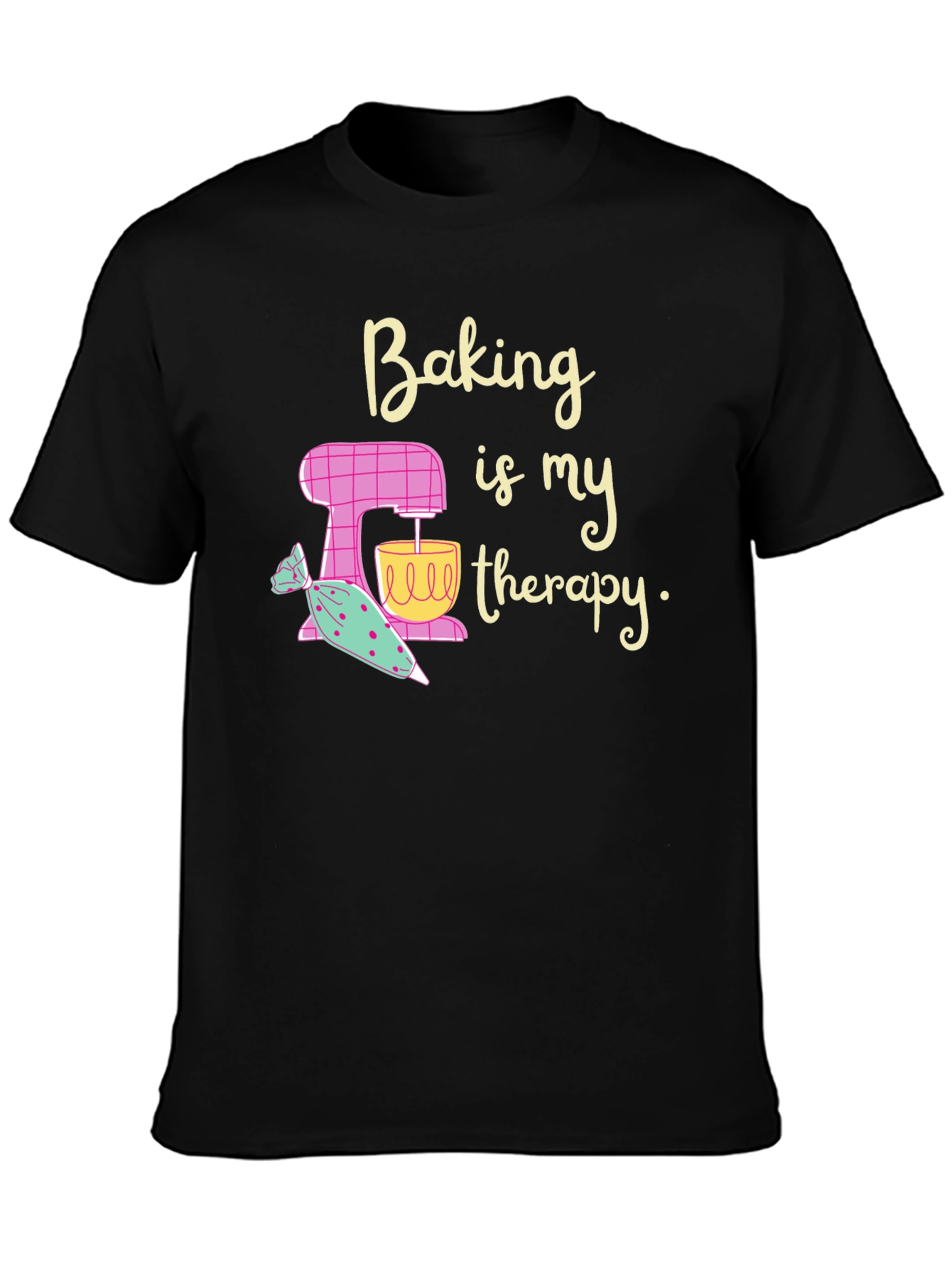 Baking is My Therapy Graphic T-Shirt