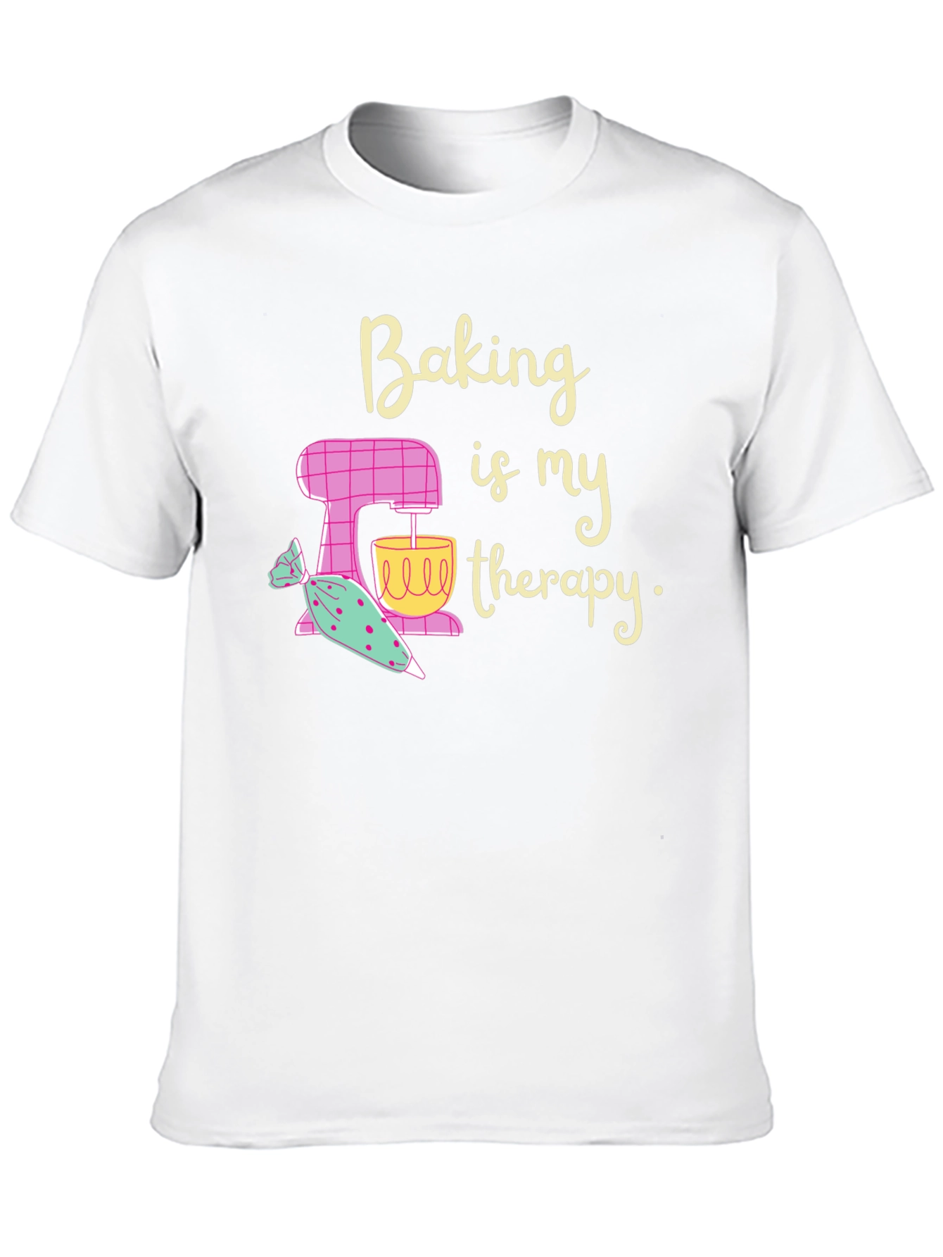 Baking is My Therapy Graphic T-Shirt