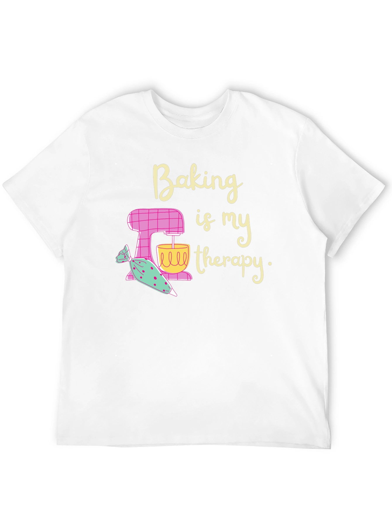 Baking is My Therapy Graphic T-Shirt