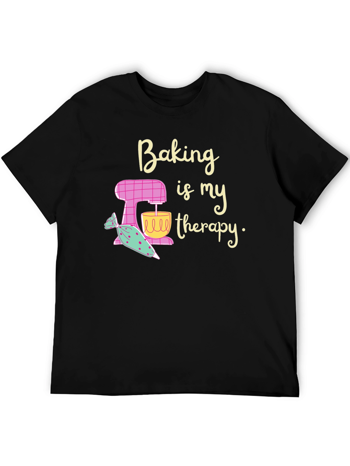 Baking is My Therapy Graphic T-Shirt
