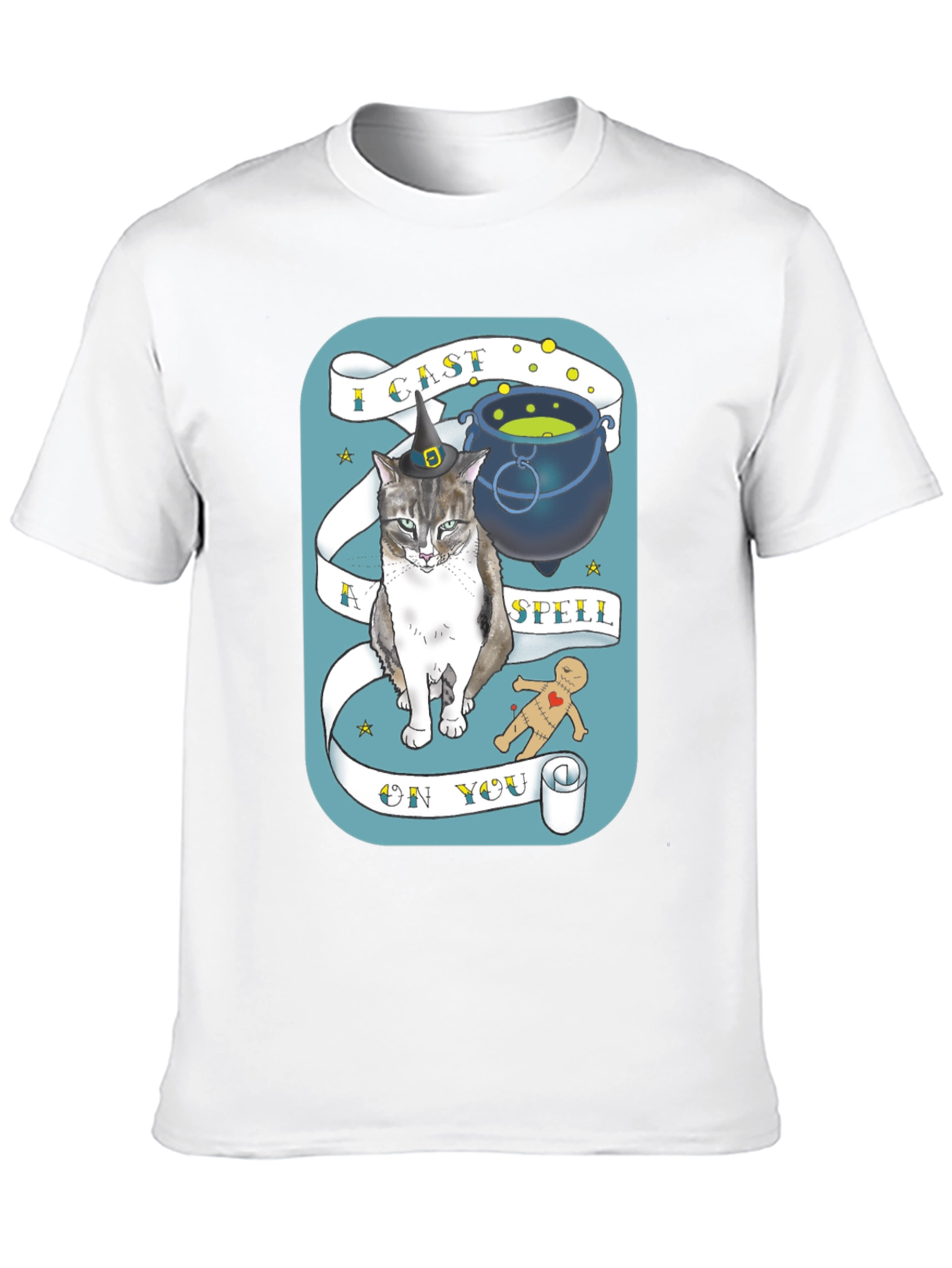 I Cast a Spell On You Cat Graphic T-Shirt
