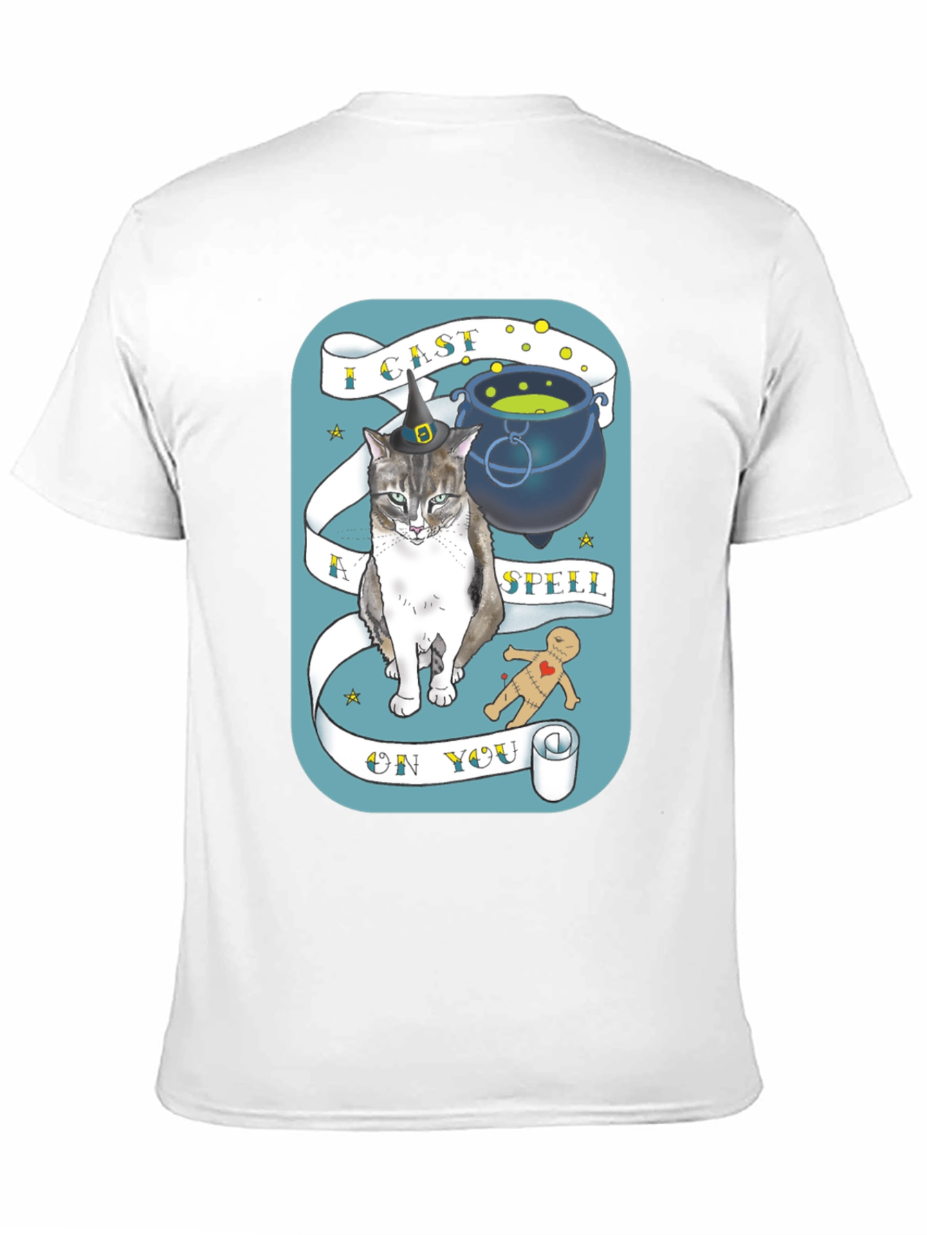 I Cast a Spell On You Cat Graphic T-Shirt