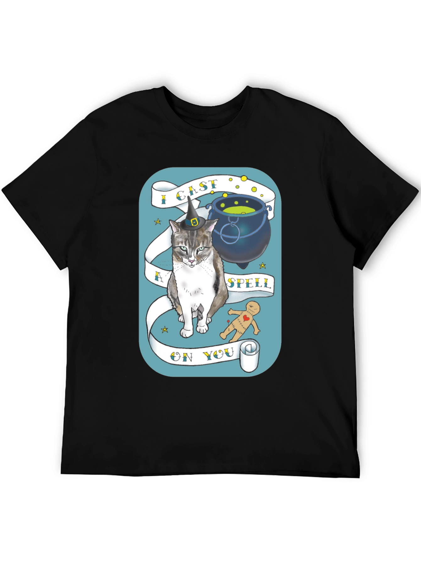 I Cast a Spell On You Cat Graphic T-Shirt