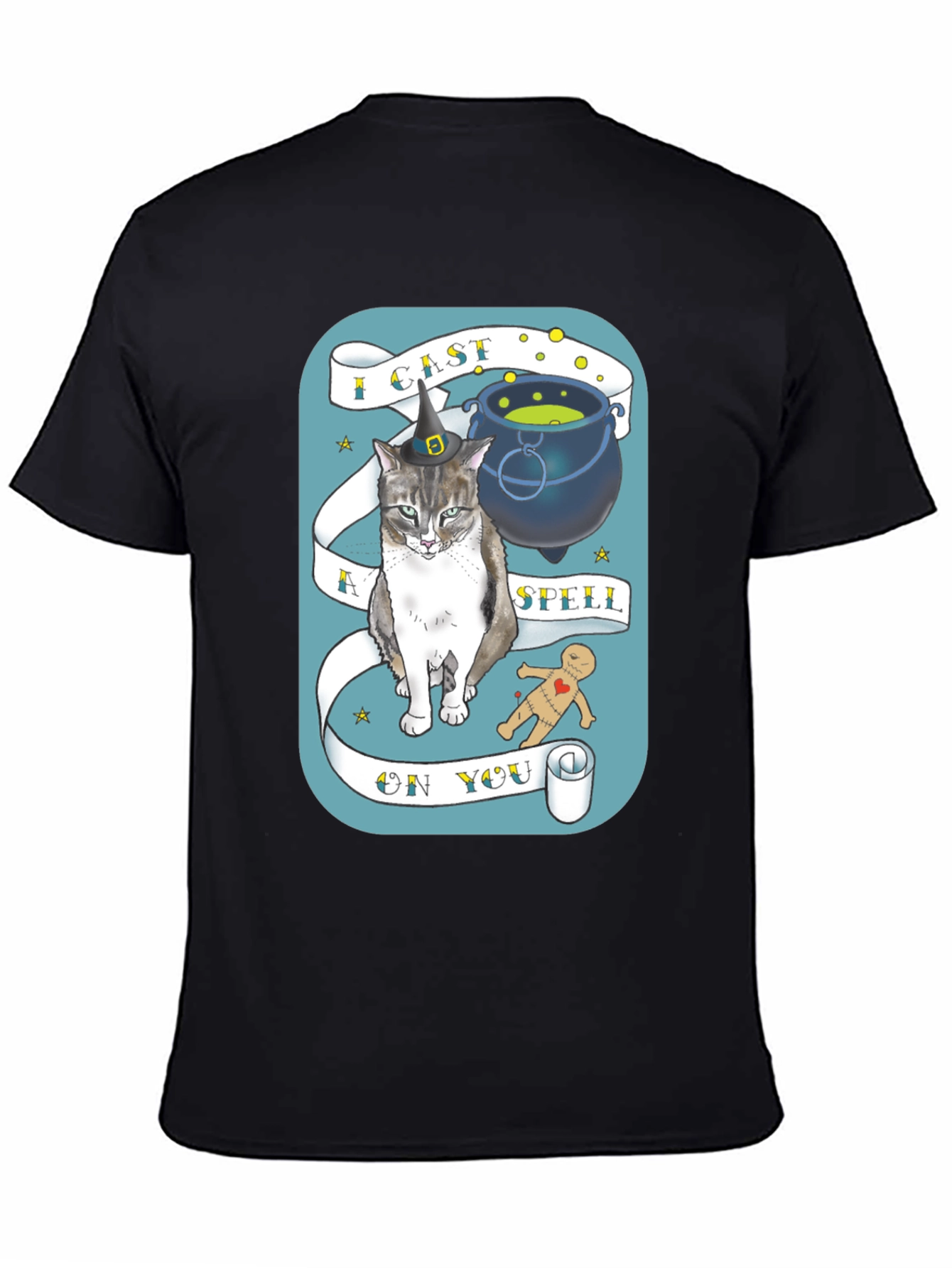 I Cast a Spell On You Cat Graphic T-Shirt