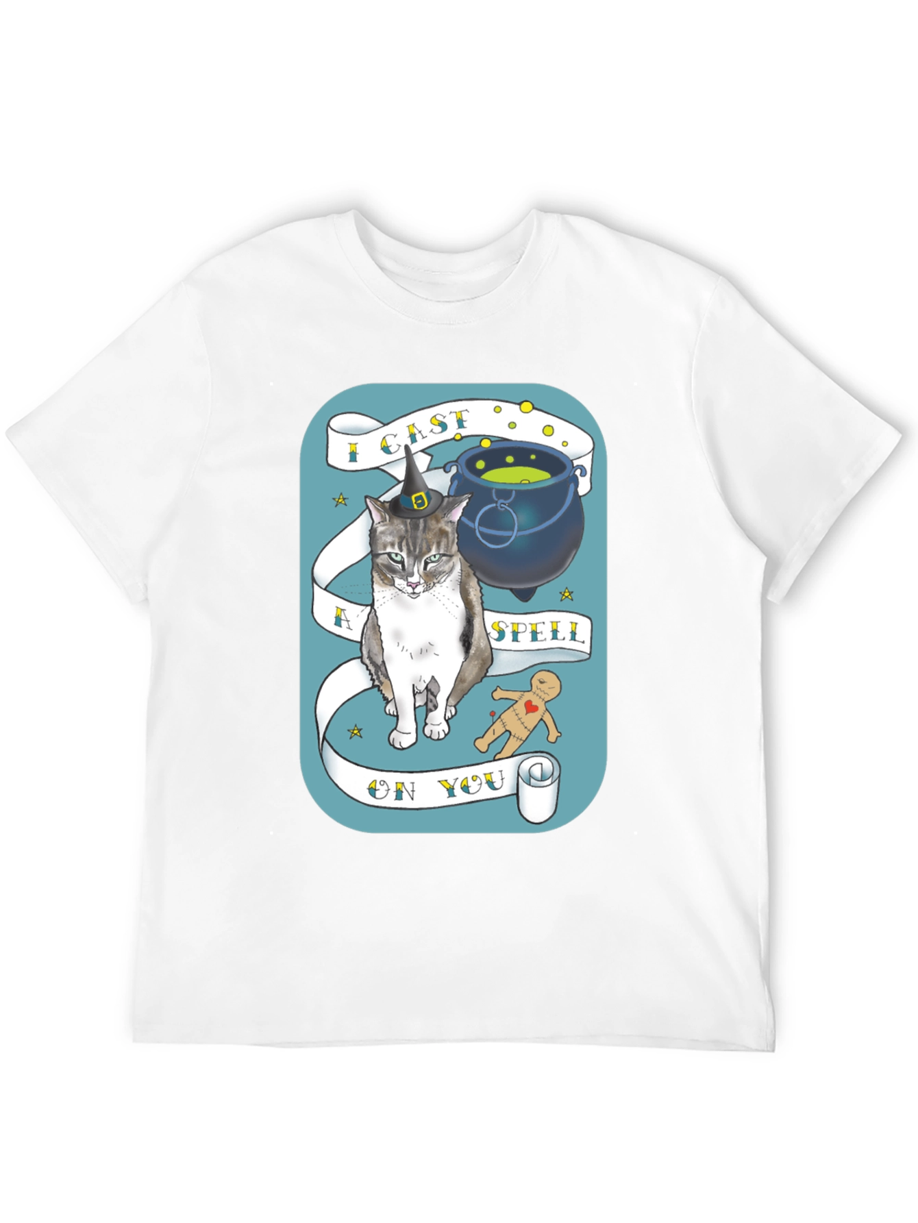 I Cast a Spell On You Cat Graphic T-Shirt