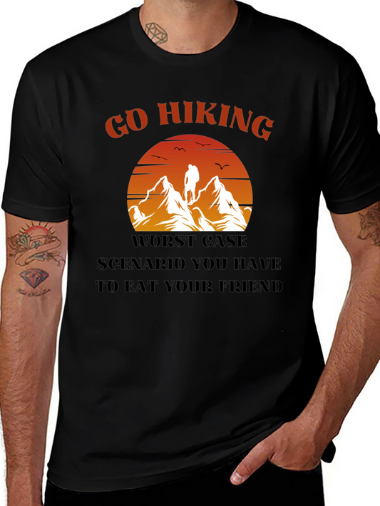 Go Hiking Eat Your Friend Graphic Tee