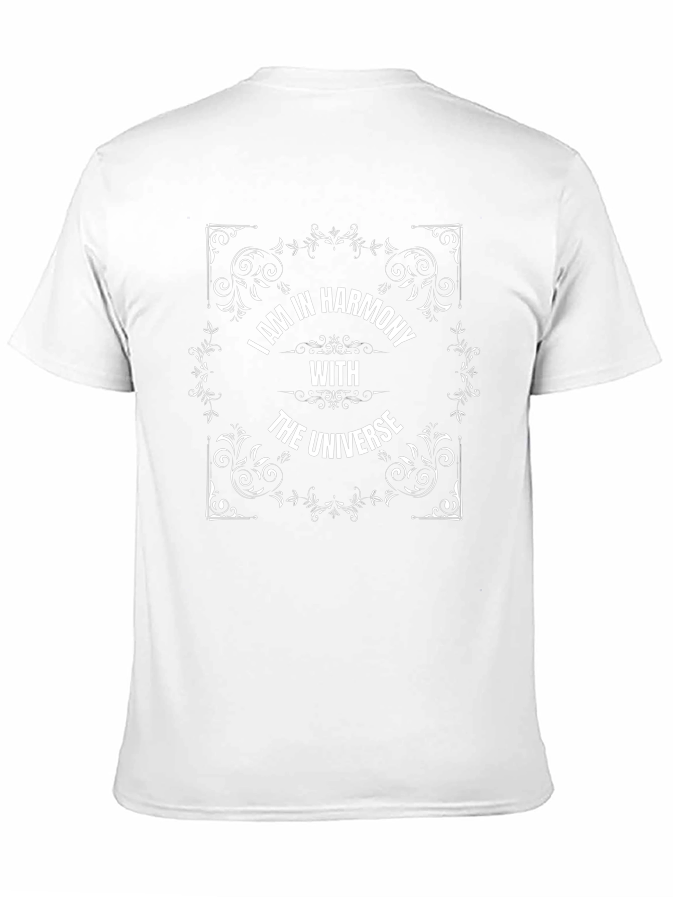 Harmony with the Universe Black Graphic Tee