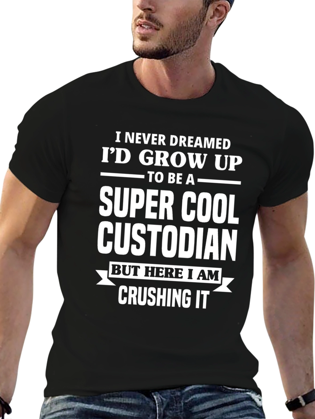 Super Cool Custodian T-Shirt - Funny Job Pride Tee