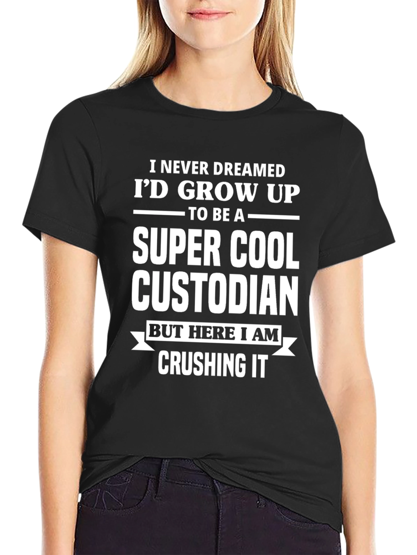 Super Cool Custodian T-Shirt - Funny Job Pride Tee