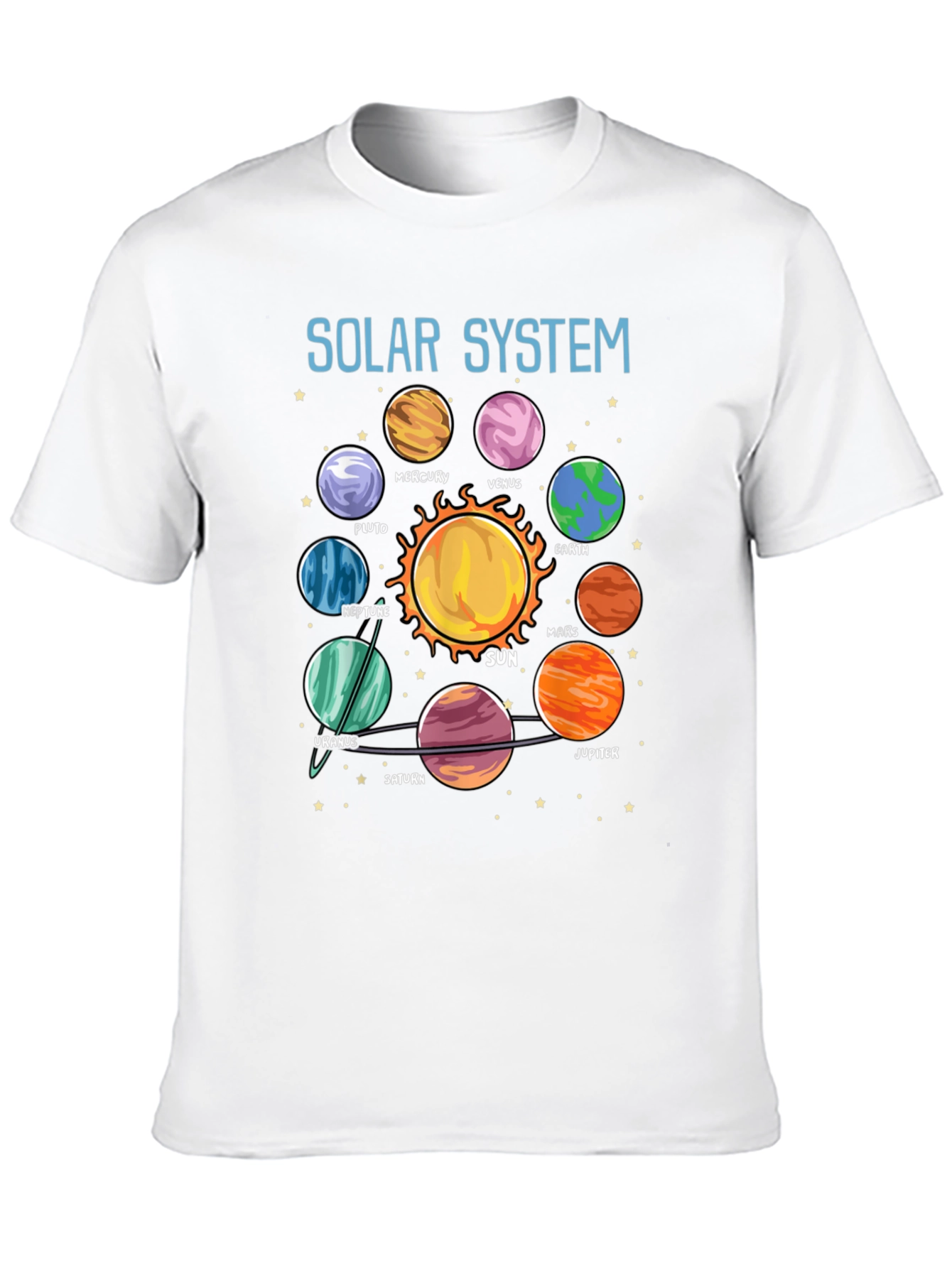 Solar System Planets Graphic T-Shirt