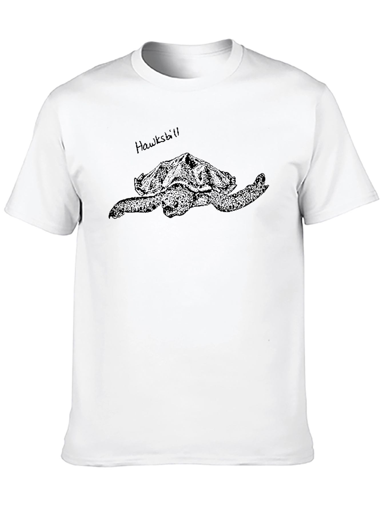 Hawksbill Sea Turtle Graphic Tee - Black