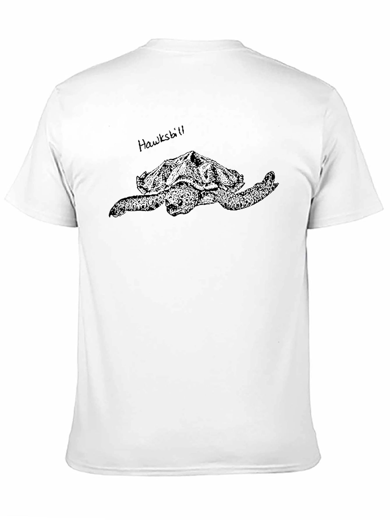 Hawksbill Sea Turtle Graphic Tee - Black