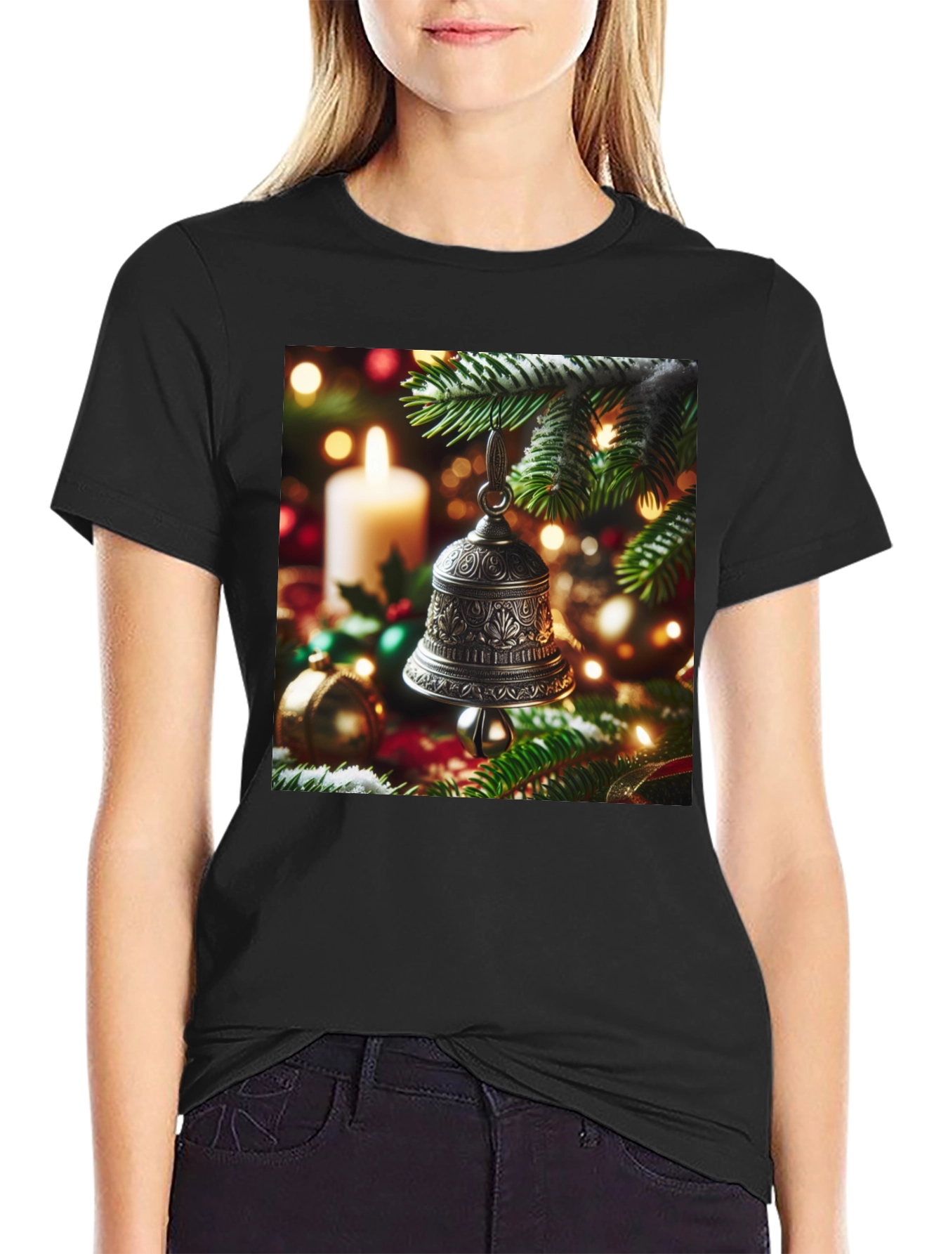 Christmas Bell Tree Holiday T-Shirt