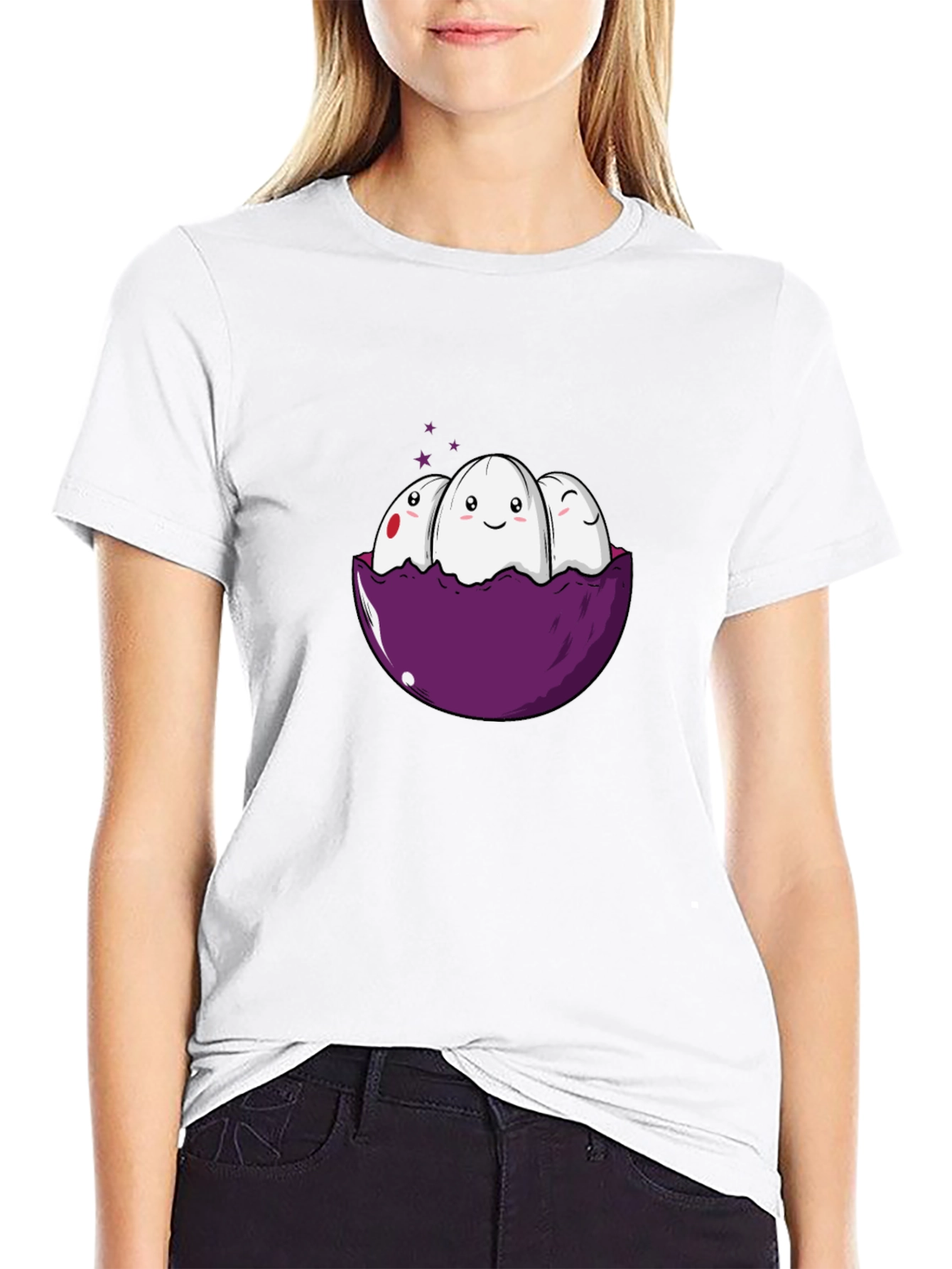 Cute Ghost Egg T-Shirt