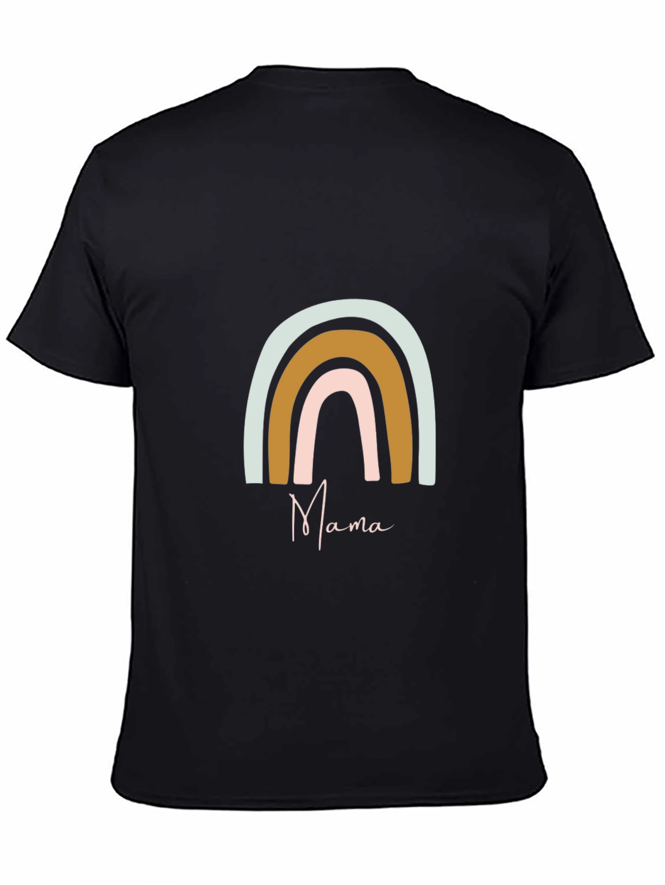 Mama Rainbow Graphic Tee - Soft & Stylish