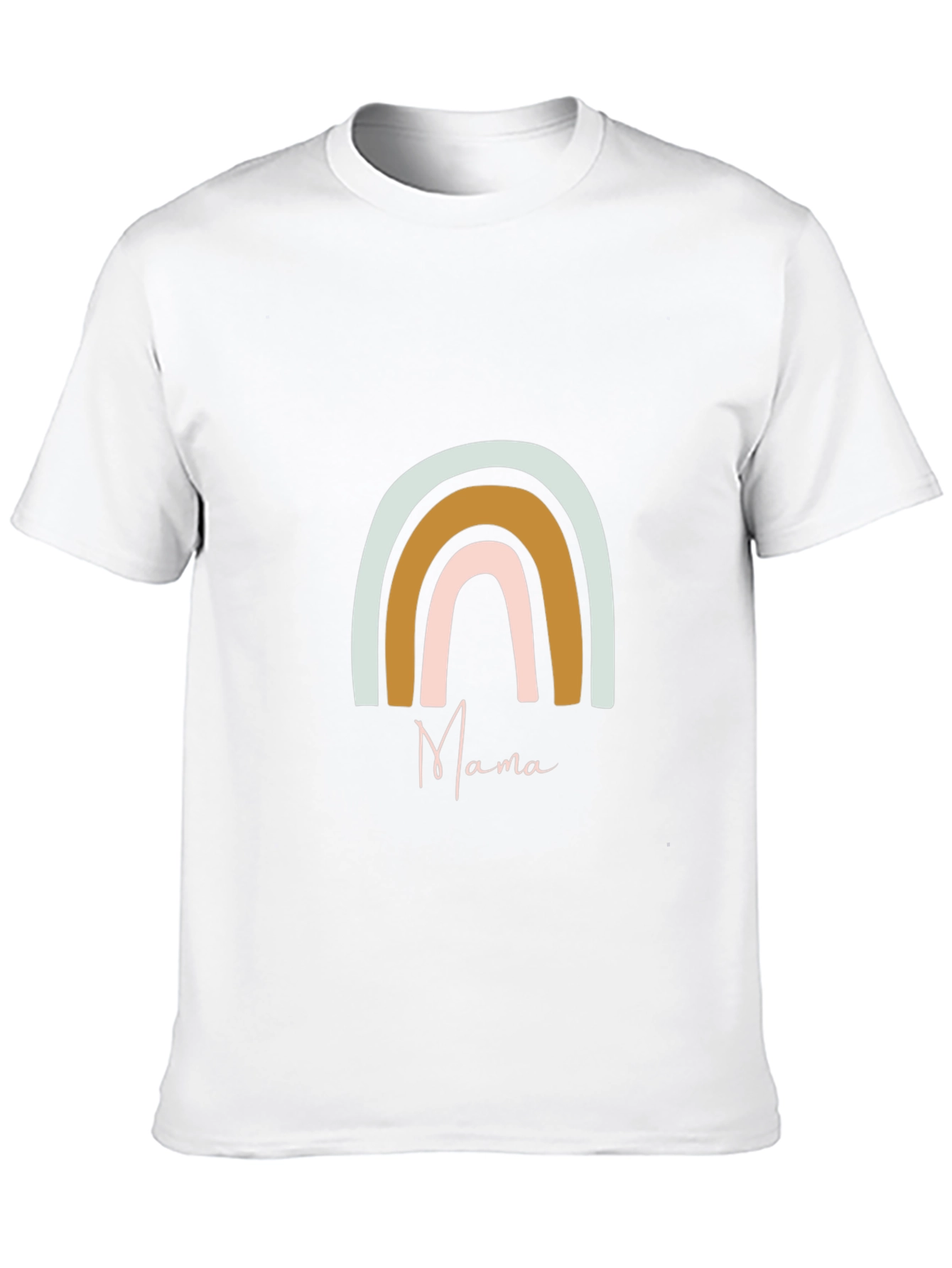 Mama Rainbow Graphic Tee - Soft & Stylish
