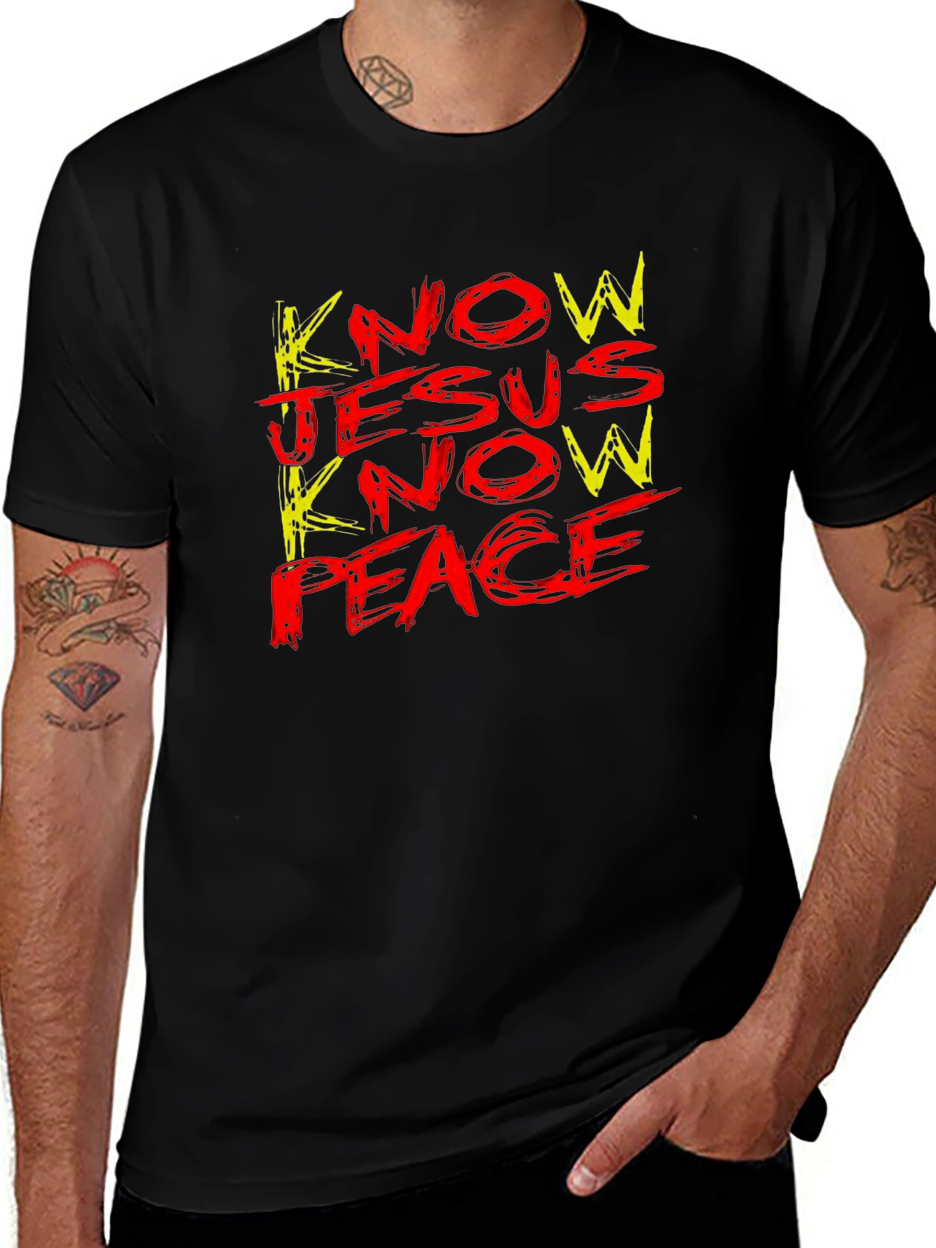 Know Jesus Know Peace Graphic Tee