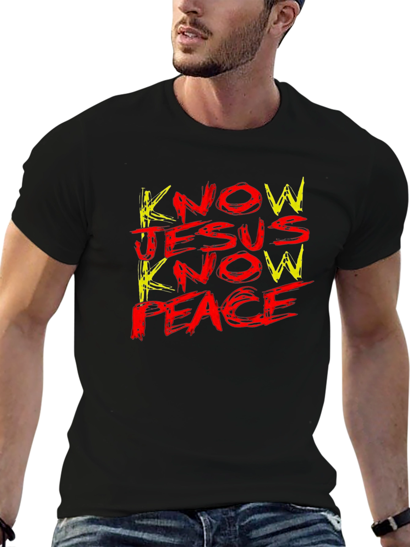 Know Jesus Know Peace Graphic Tee