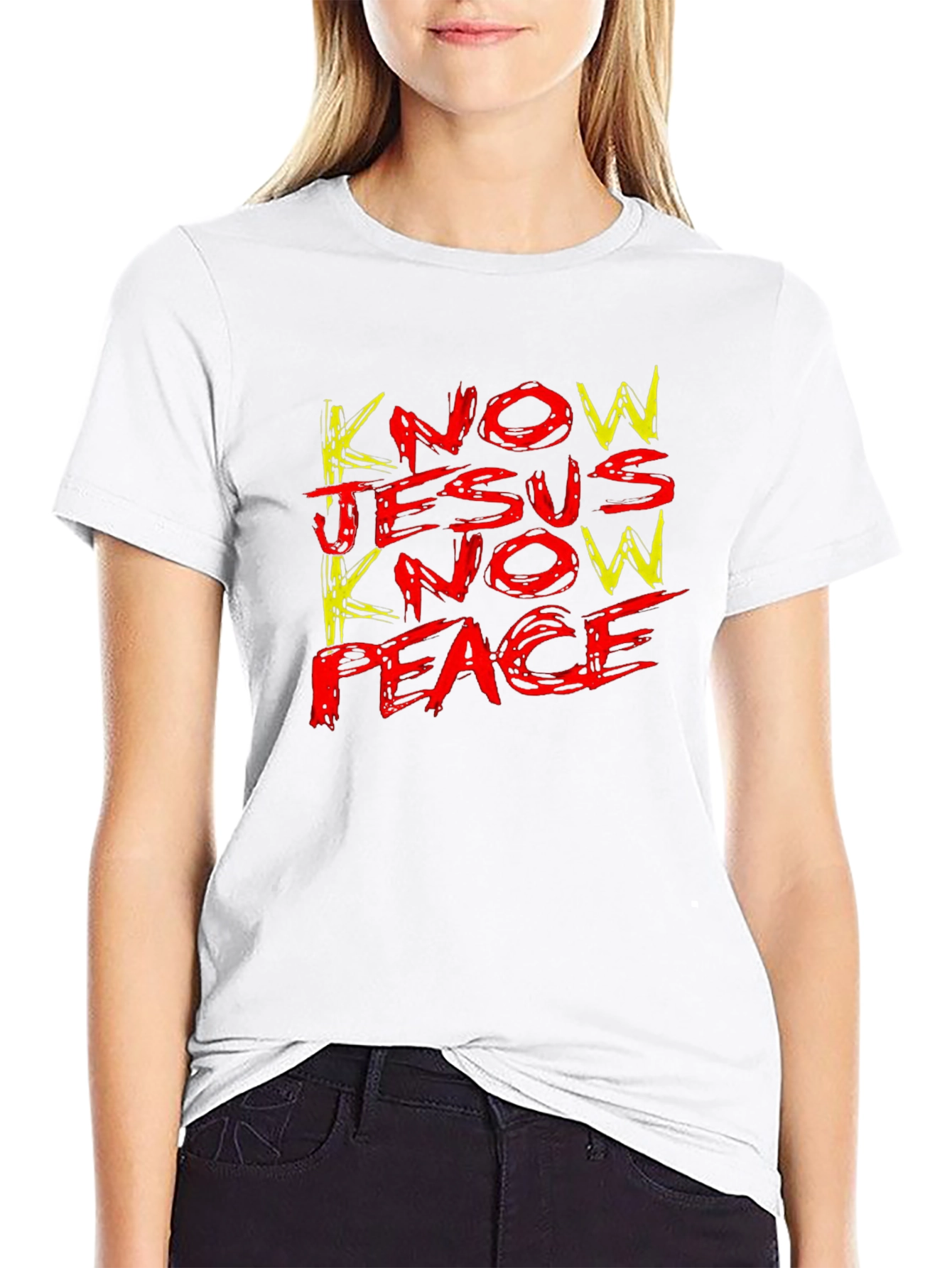 Know Jesus Know Peace Graphic Tee